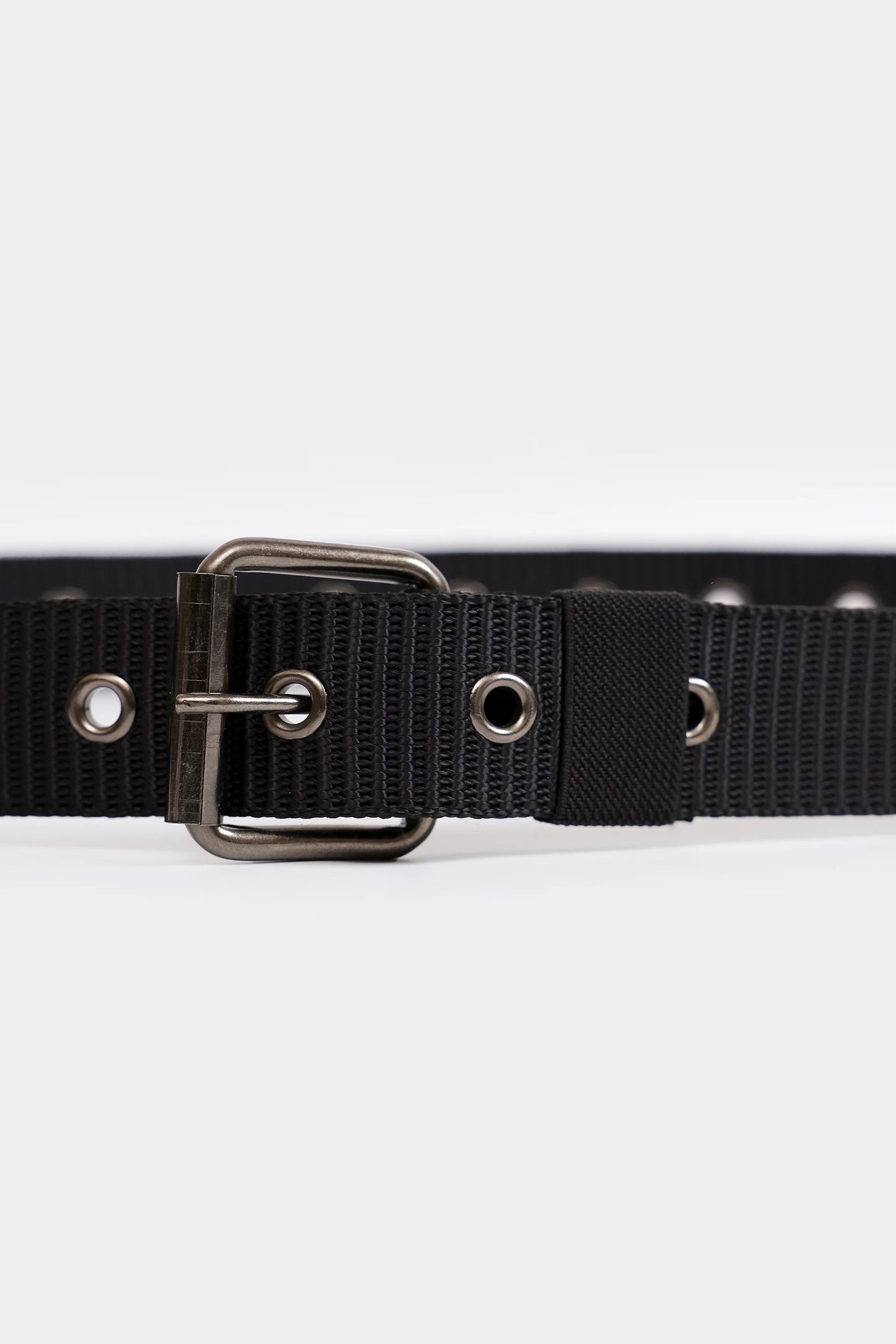 Webbing Belt With Metal Eyelets - Cougar Clothing