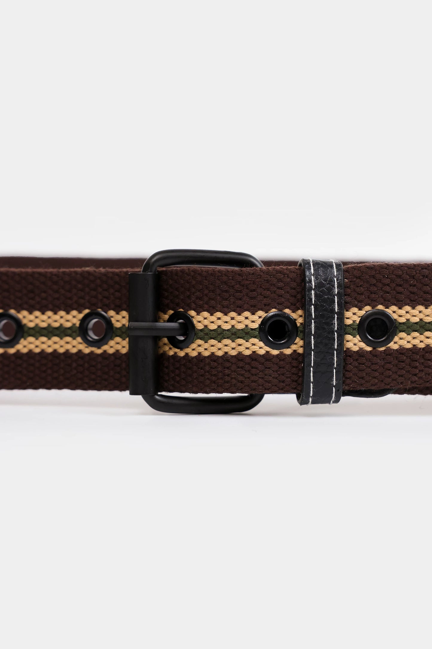 Double Striped Canvas Belt - Cougar Clothing