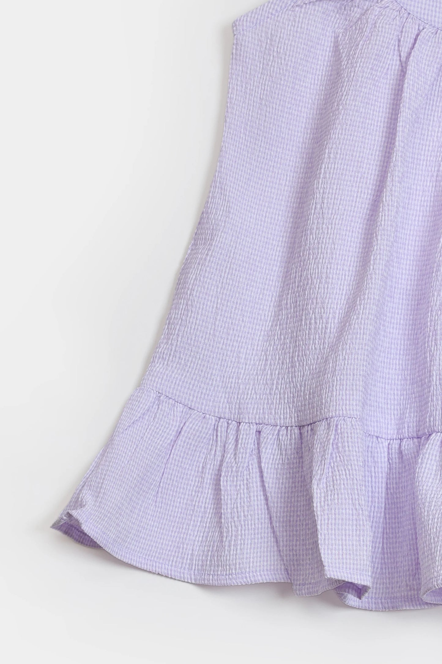 Textured Dress With Flowers - Cougar Clothing