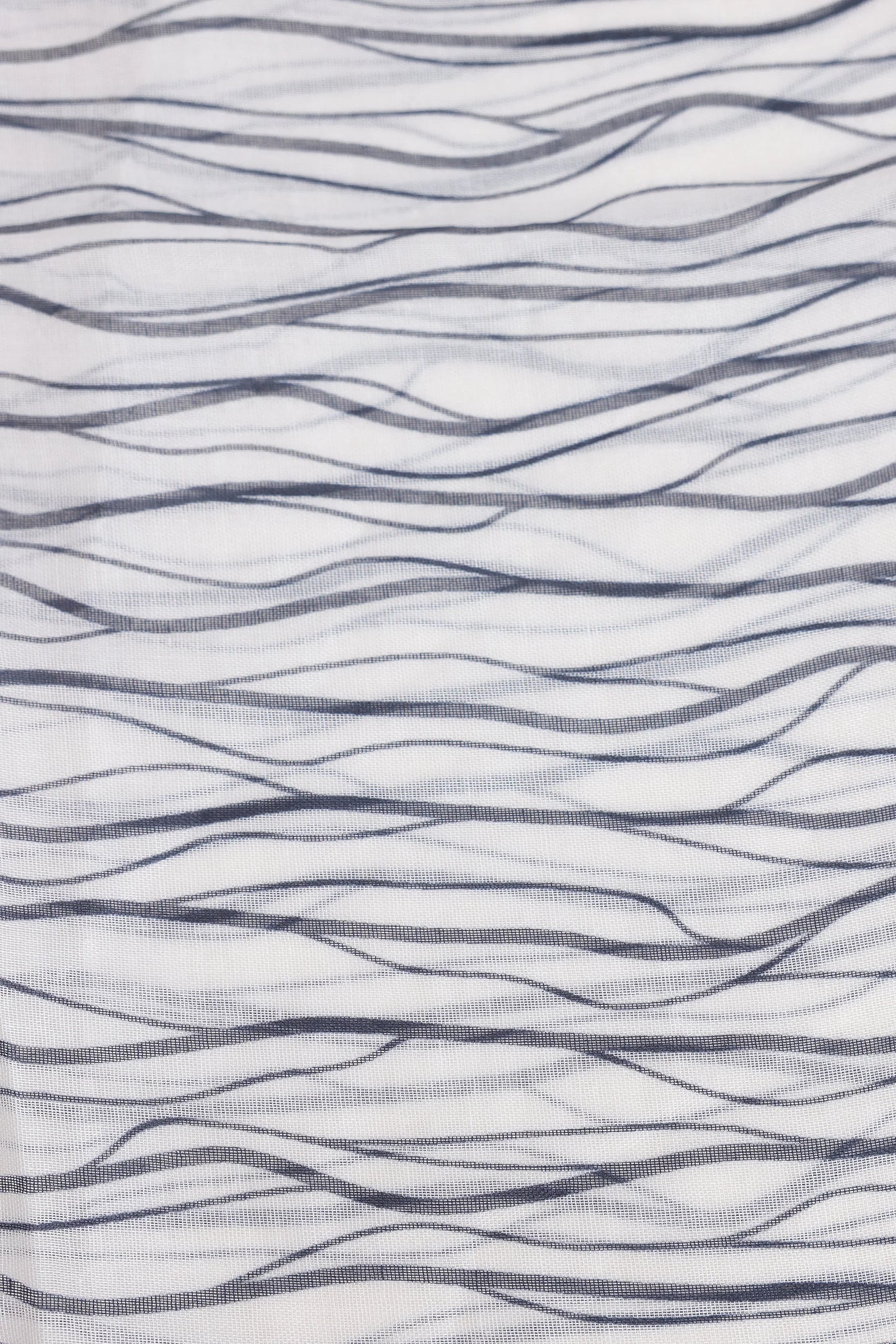 Wavy Pattern Printed Scarf - Cougar Clothing