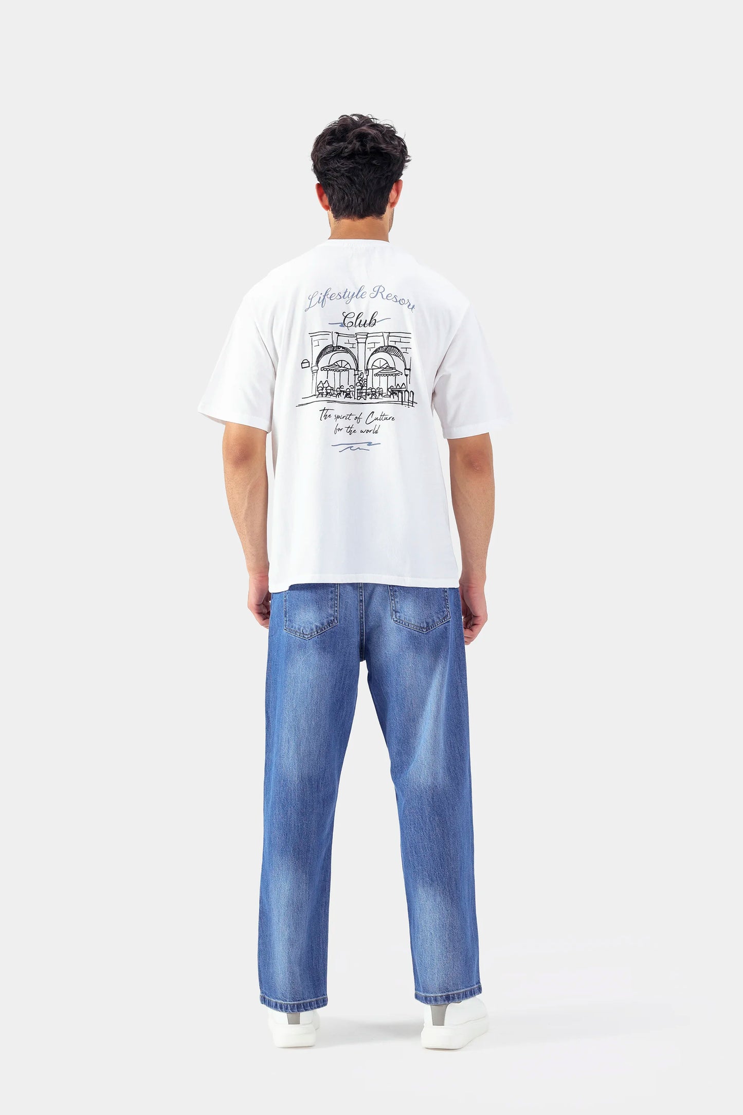 Back Printed Relaxed T-Shirt - Cougar Clothing
