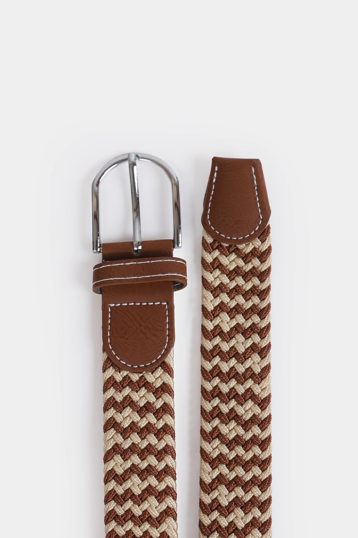 Two-Tone Braided Belt - Cougar Clothing