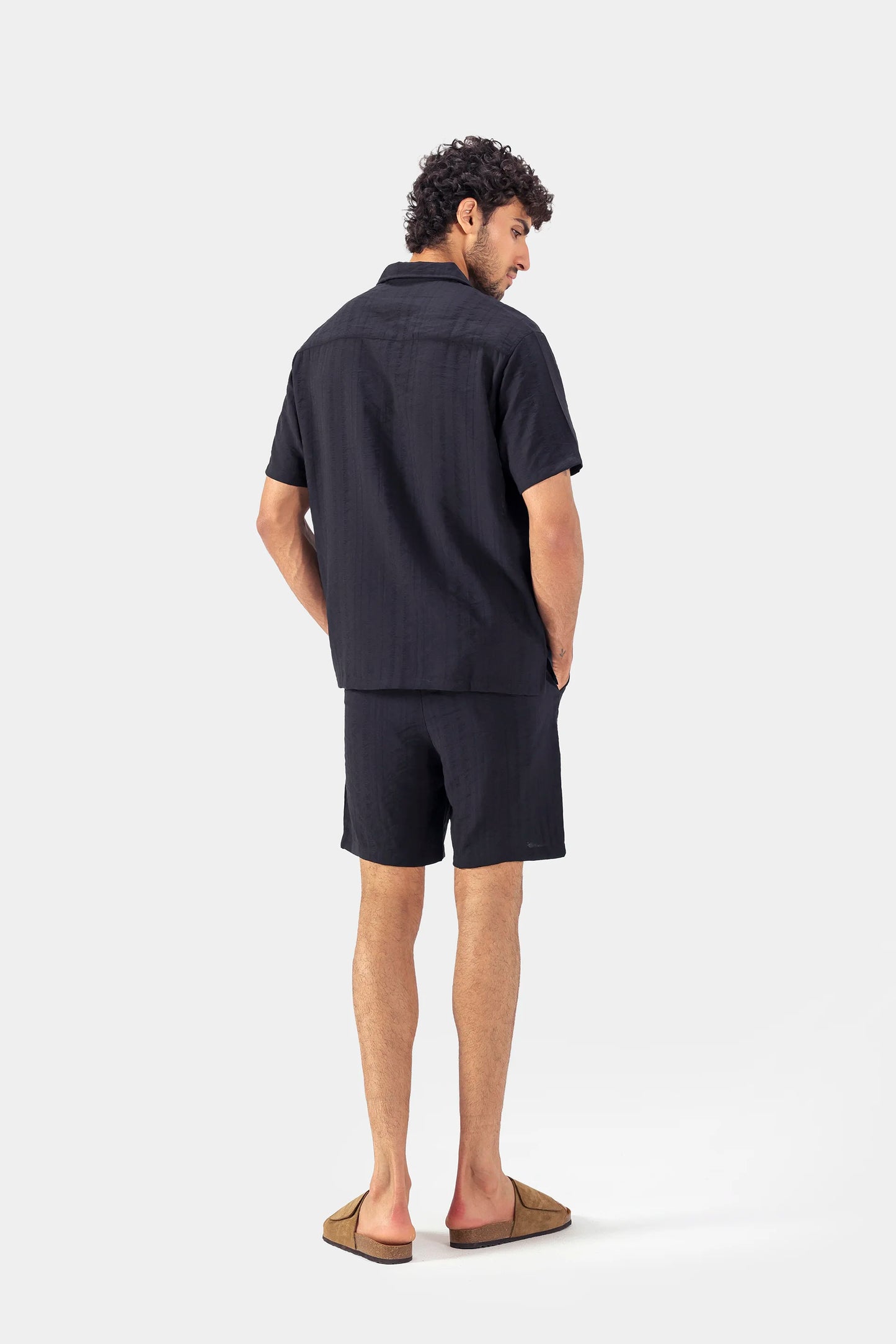 Textured Jacquard Shorts - Cougar Clothing