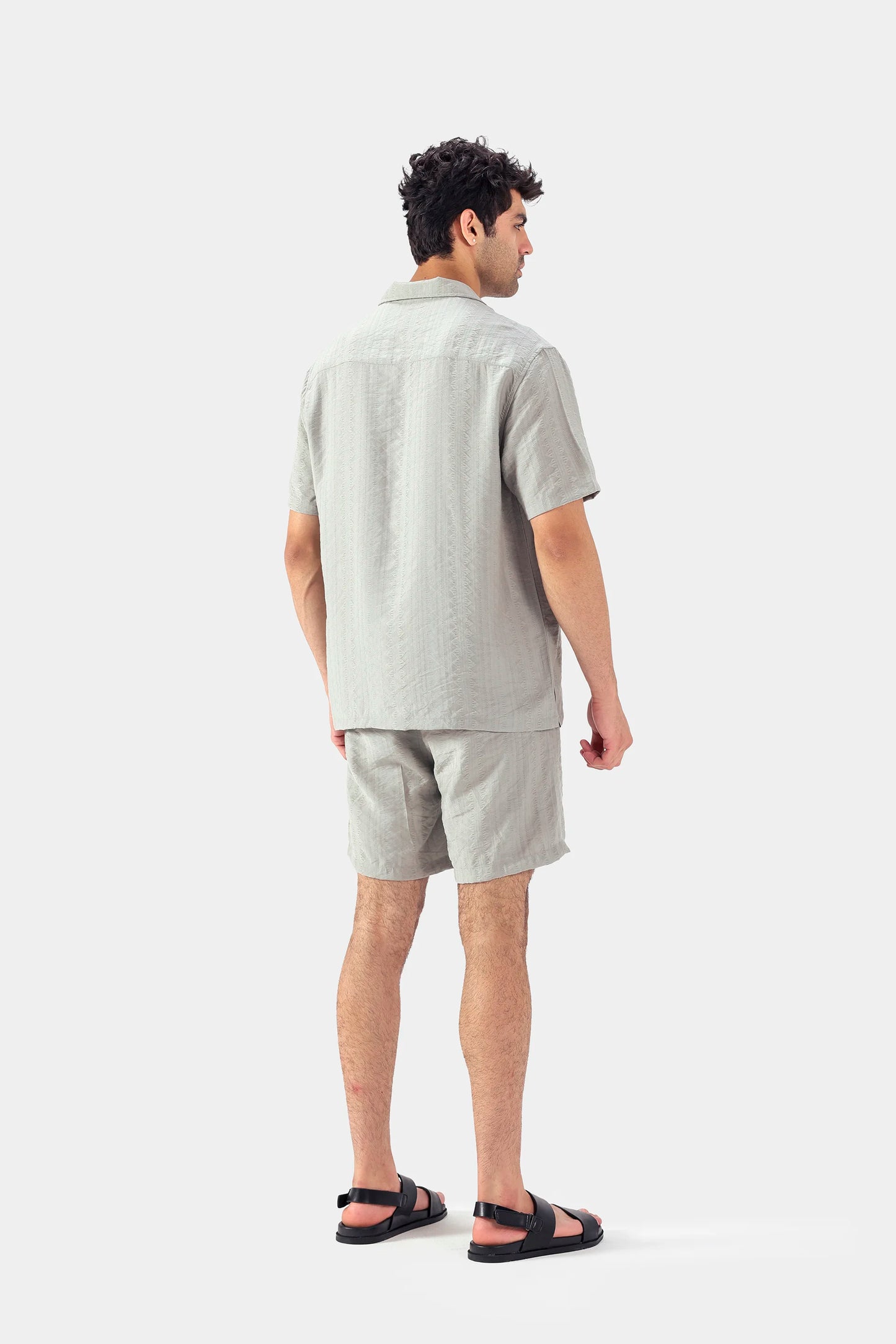 Textured Jacquard Shorts - Cougar Clothing