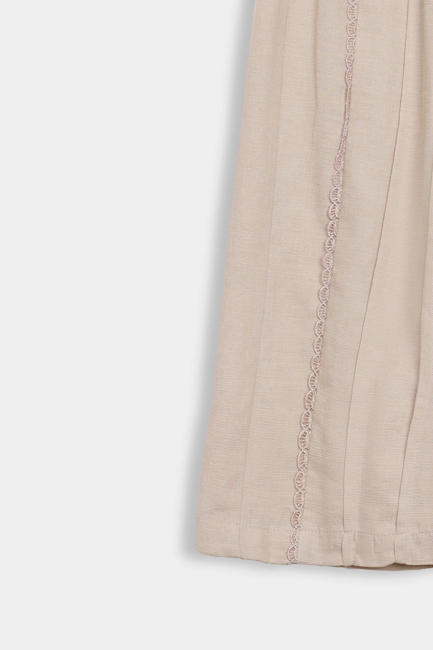 Pleated Trousers With Lace - Cougar Clothing