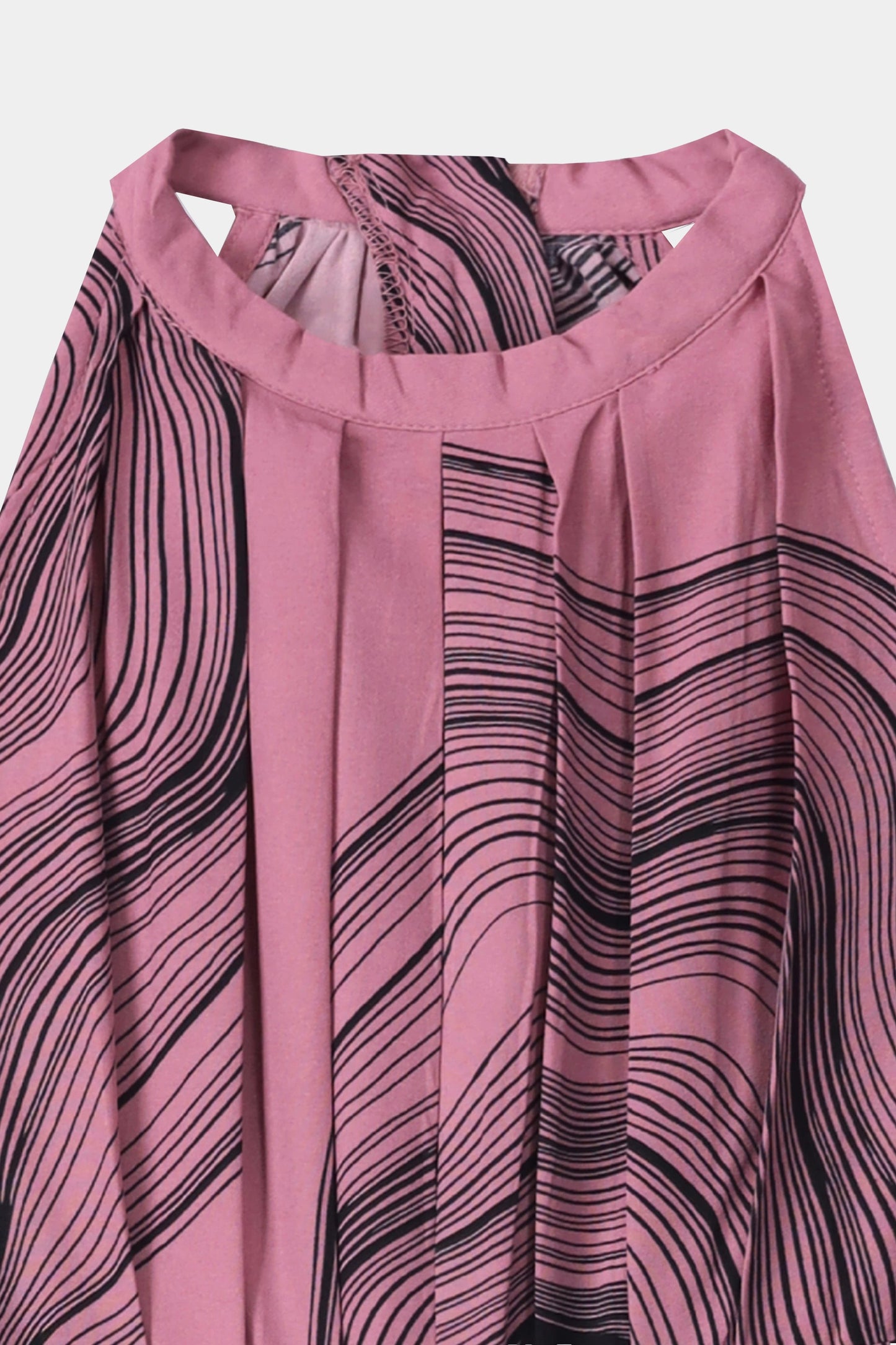 Printed Jumpsuit With Belt - Cougar Clothing