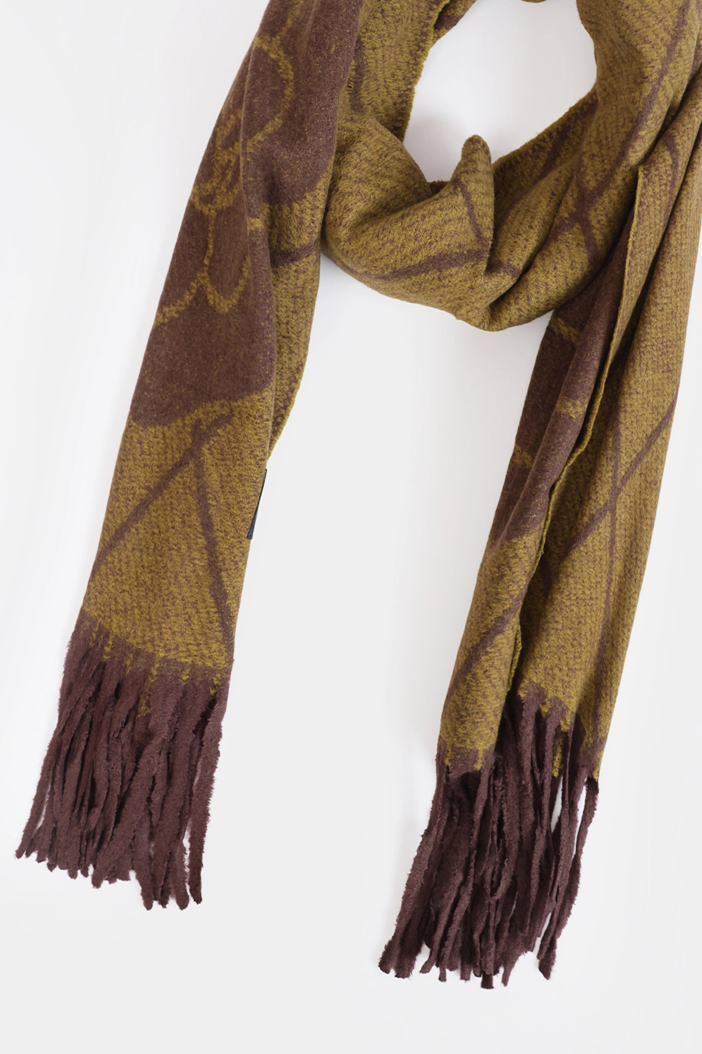 Argyle Knit Shawl - Cougar Clothing