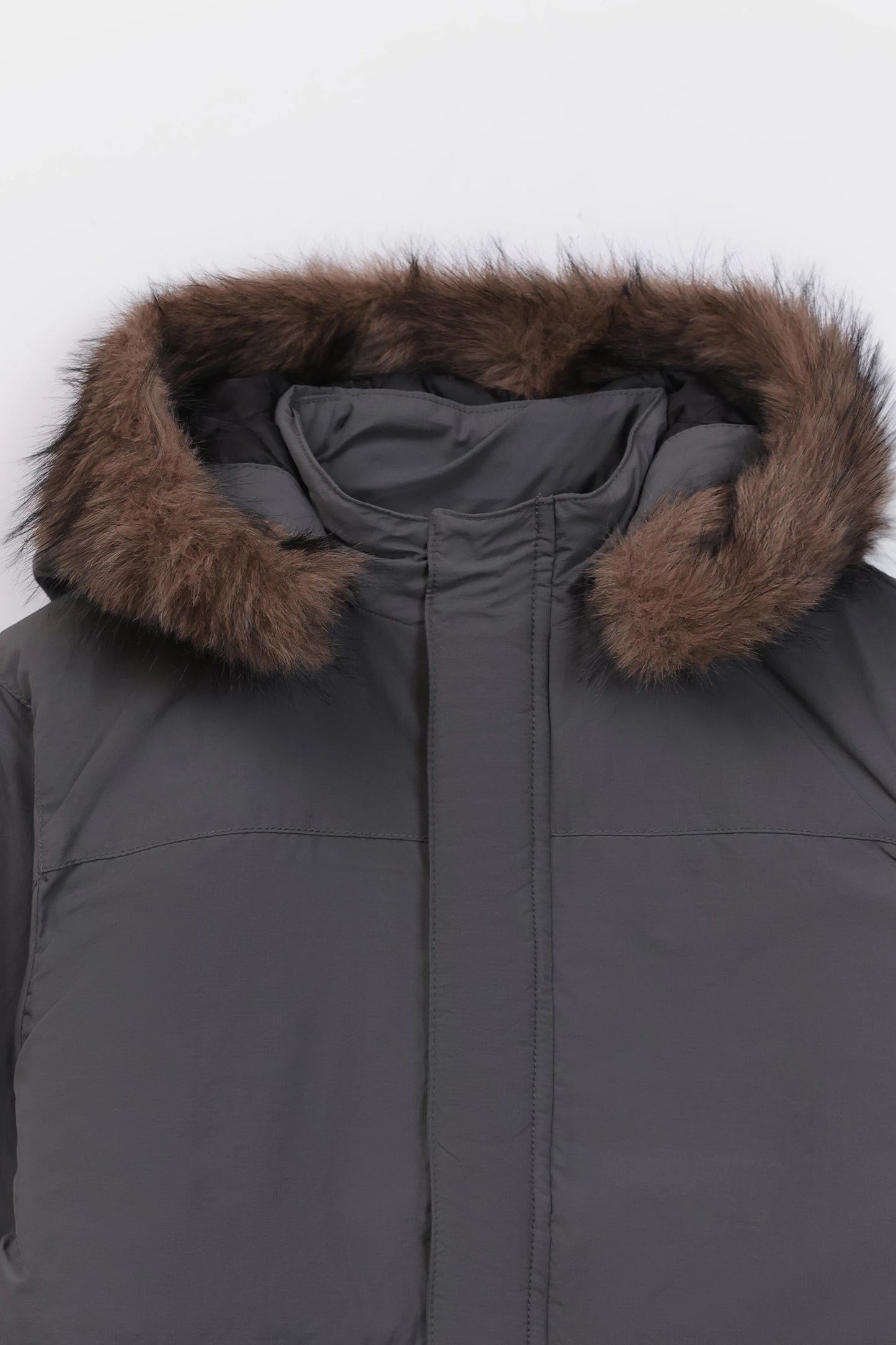 Faux Fur Hood Jacket - Cougar Clothing