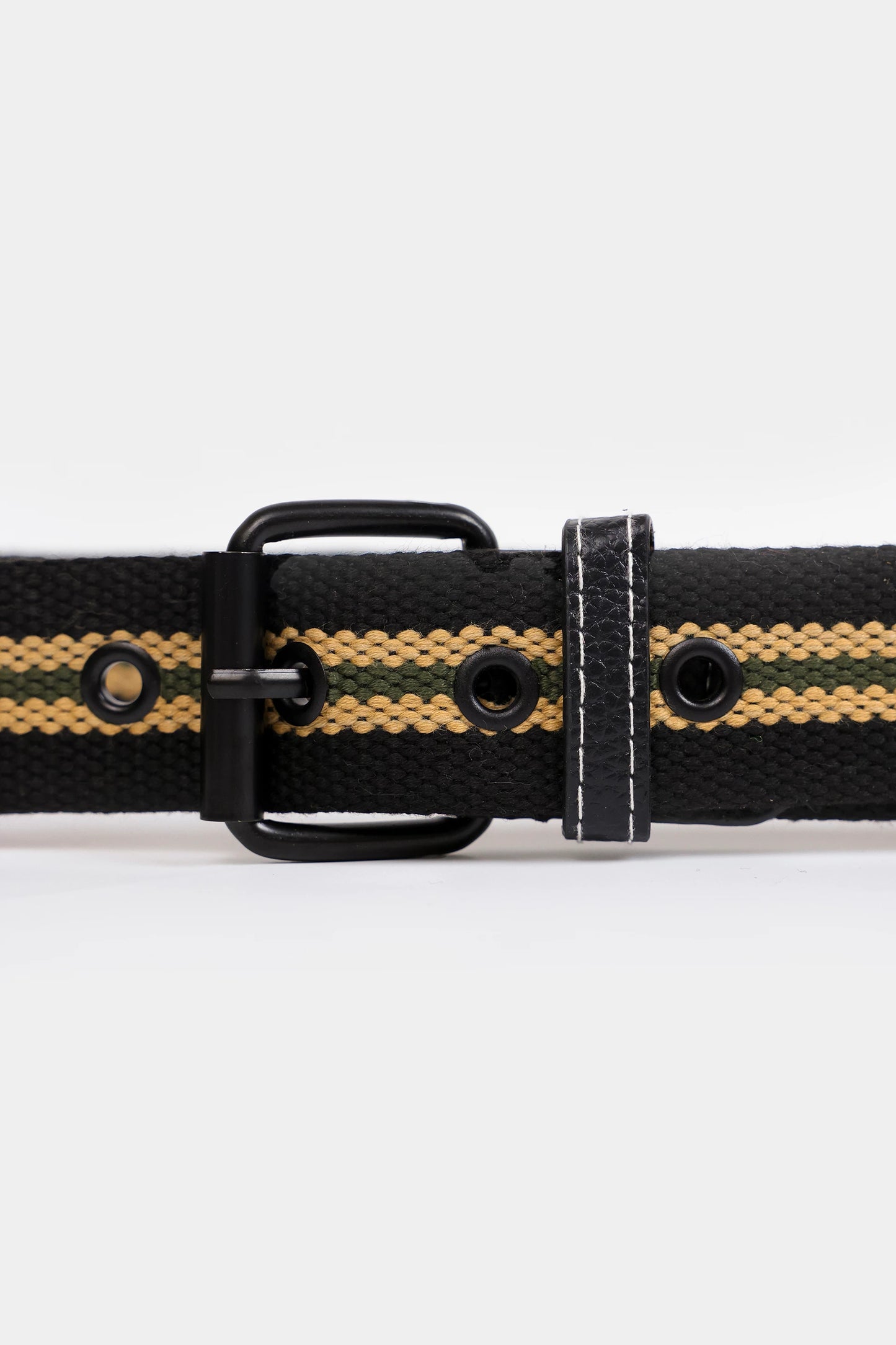 Double Striped Canvas Belt - Cougar Clothing