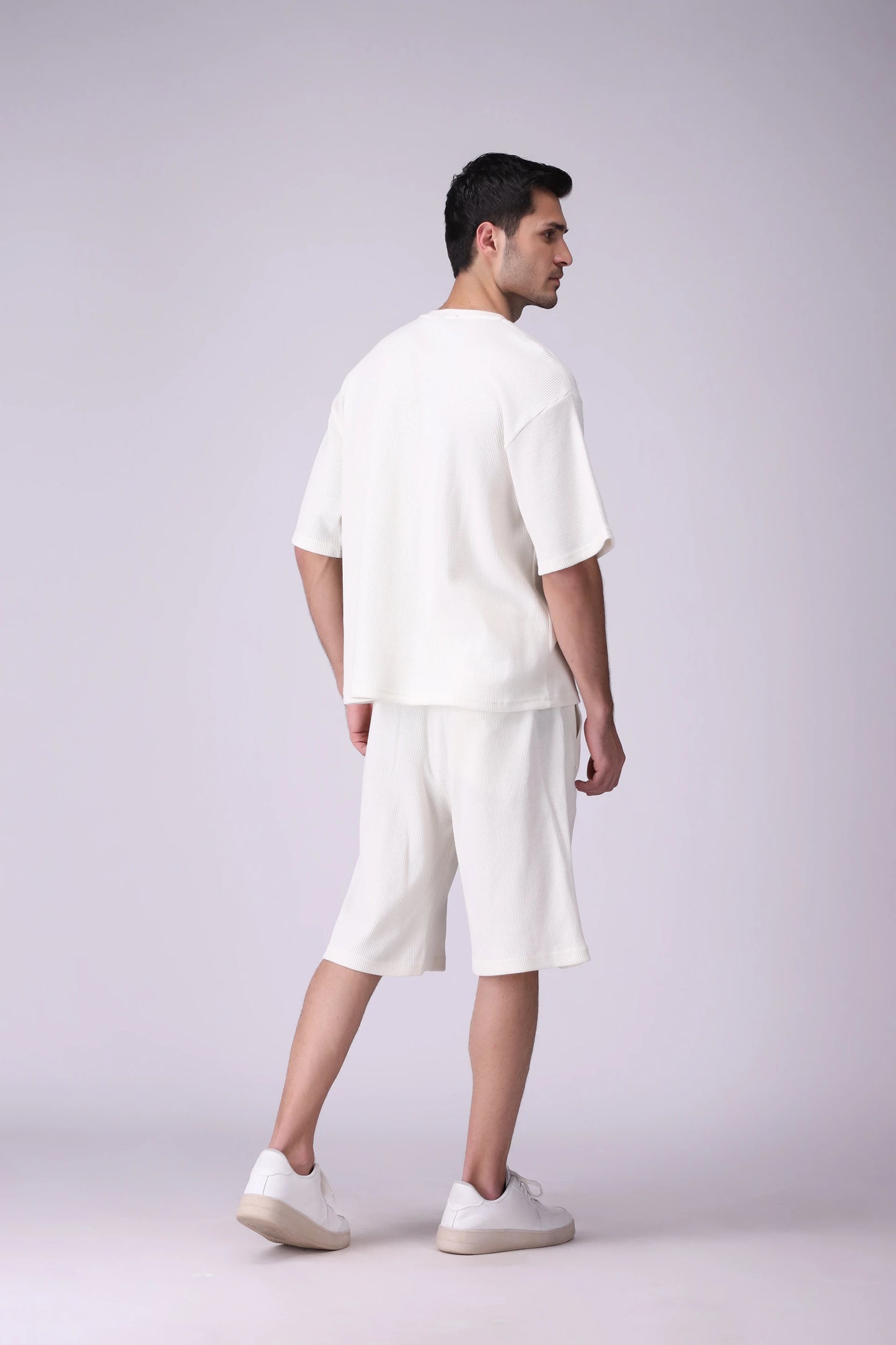 Relax Fit Waffle Knit Shorts - Cougar Clothing