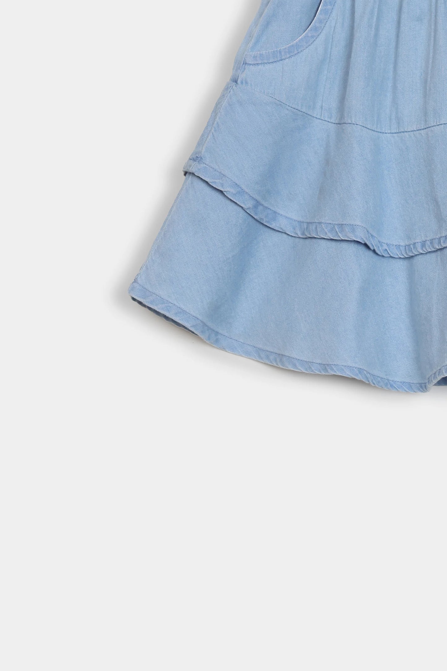 Denim Layered Skirt - Cougar Clothing
