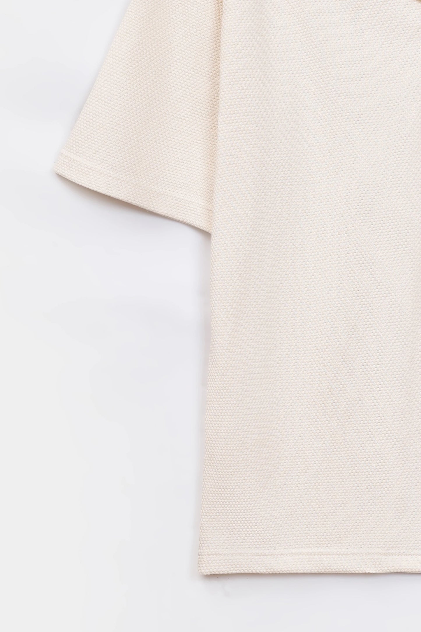 Popcorn Knit Boxy Shirt - Cougar Clothing