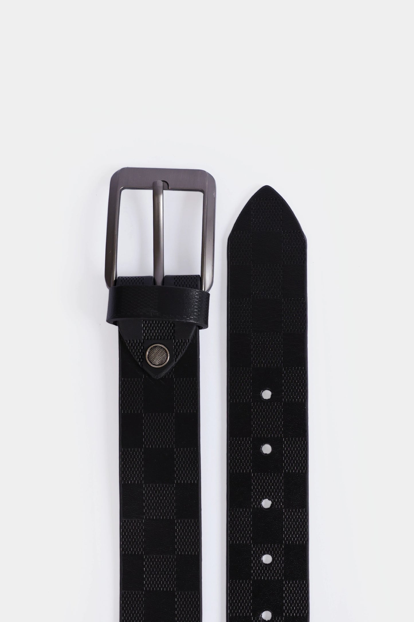 Patterned Leather Belt - Cougar Clothing