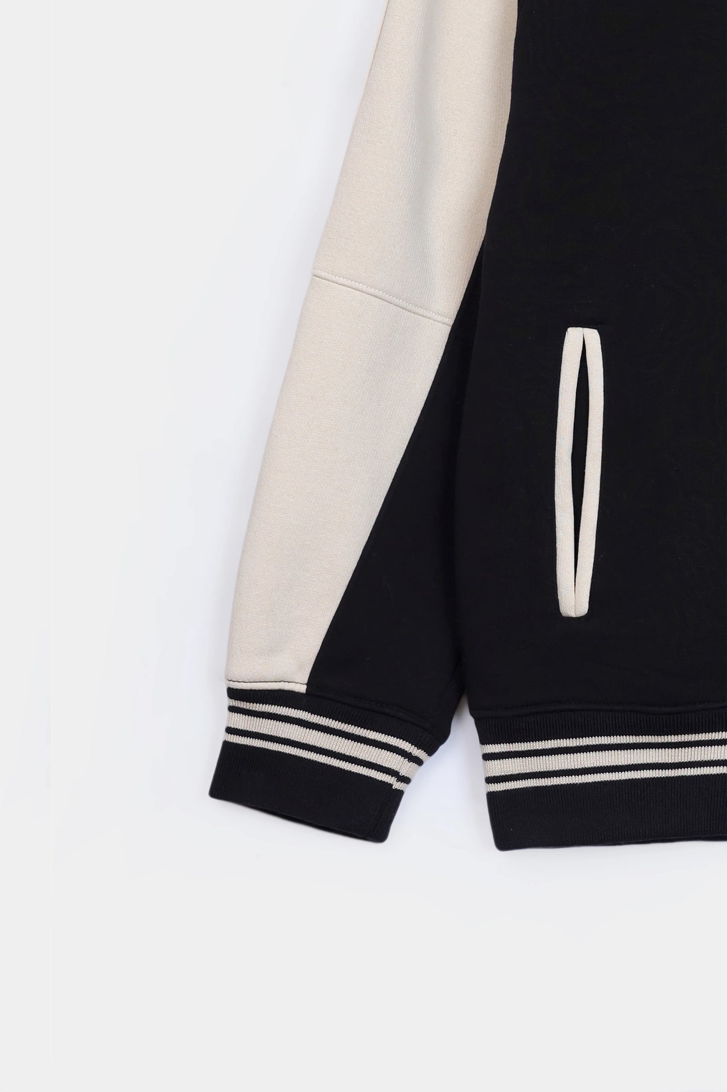 Color Block Embroidered Jacket