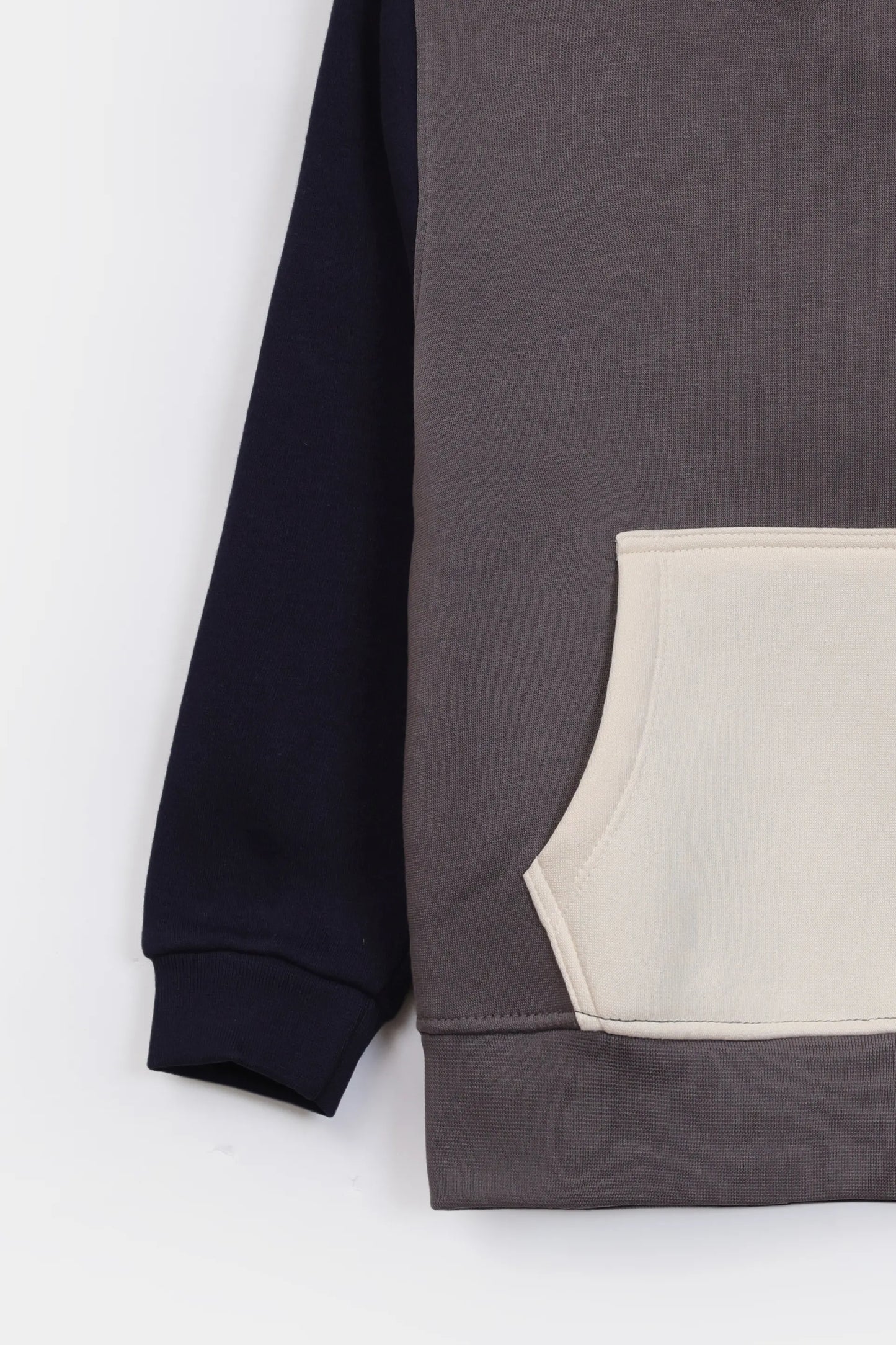 Color Block Fleece Hoodie - Cougar Clothing