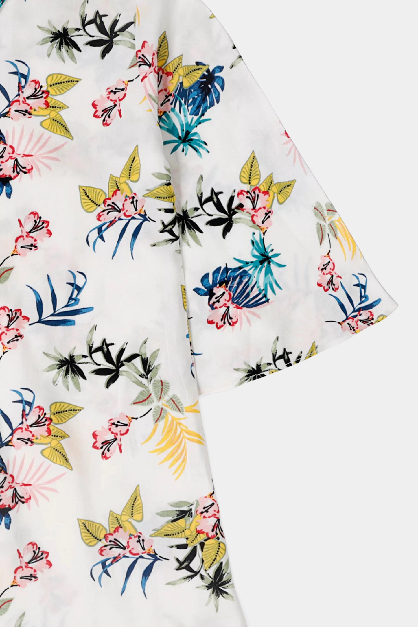 Floral Print Linen Top - Cougar Clothing