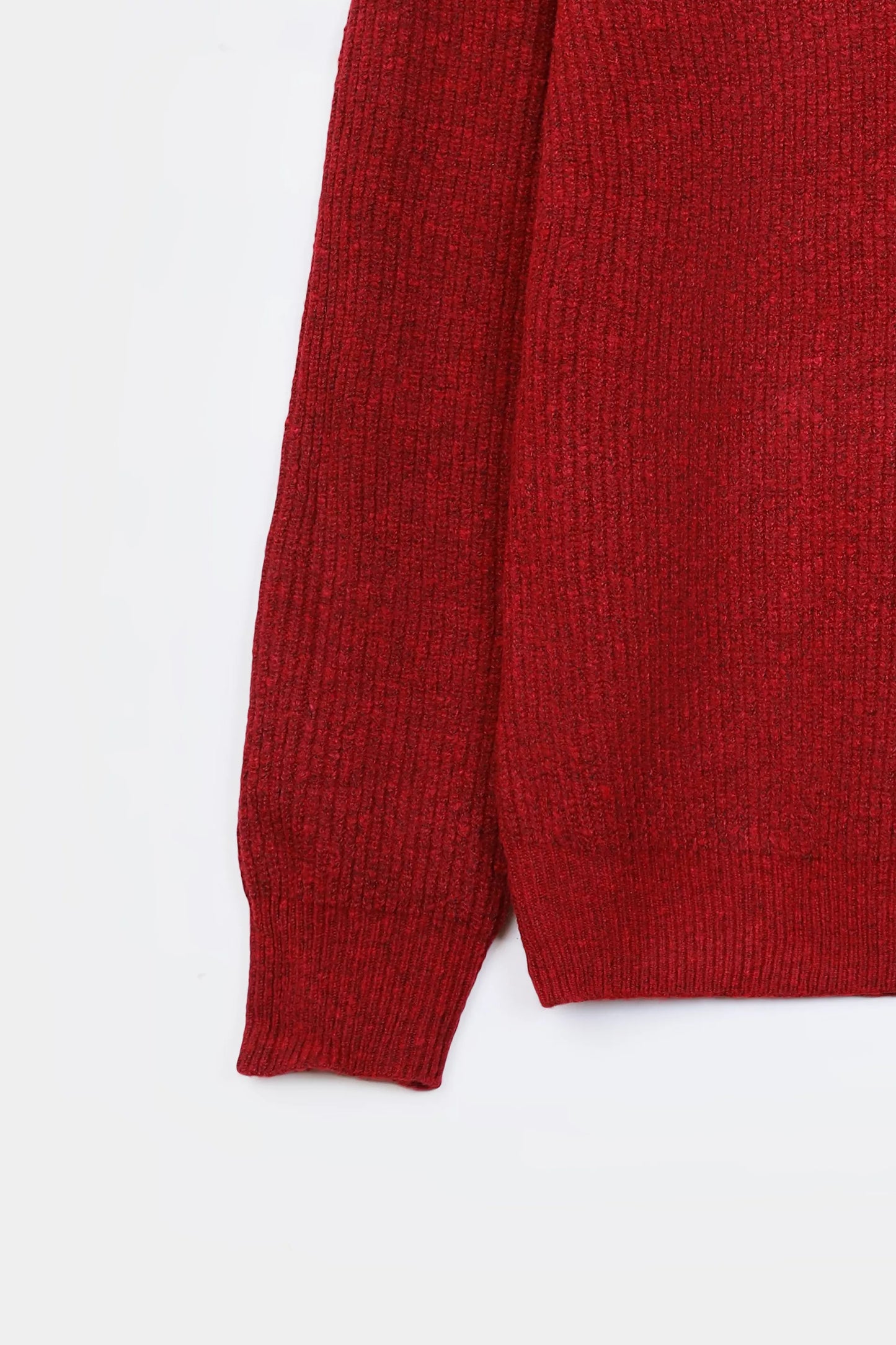 Crew Neck Knit Sweater - Cougar Clothing