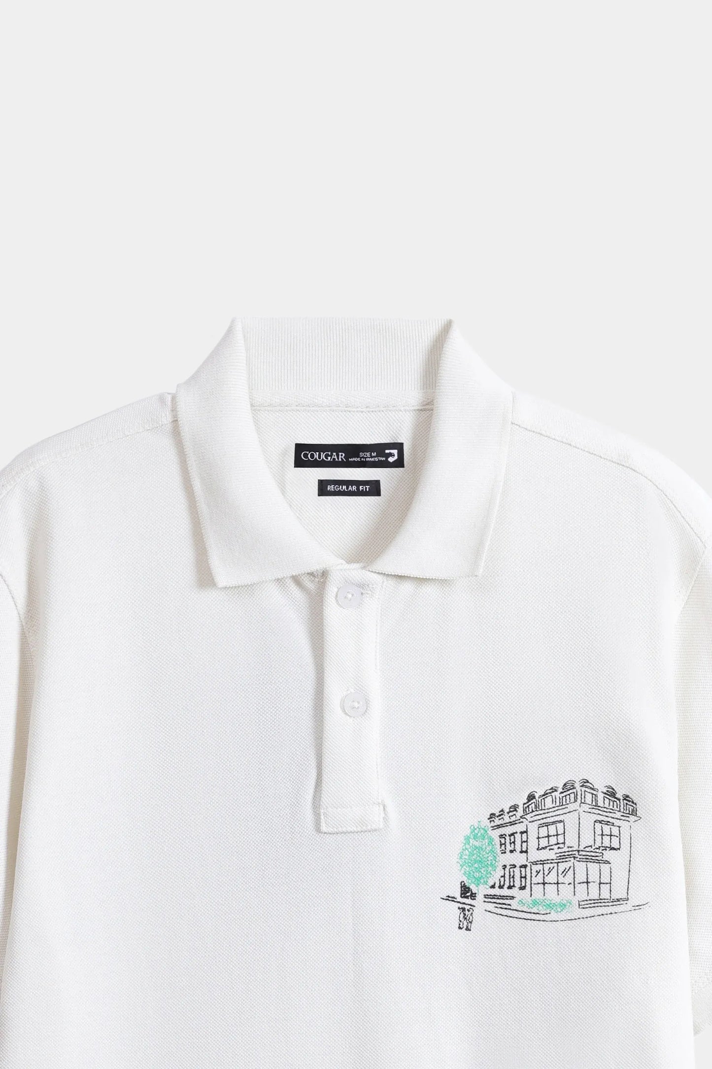 Regular Fit Printed Polo - Cougar Clothing