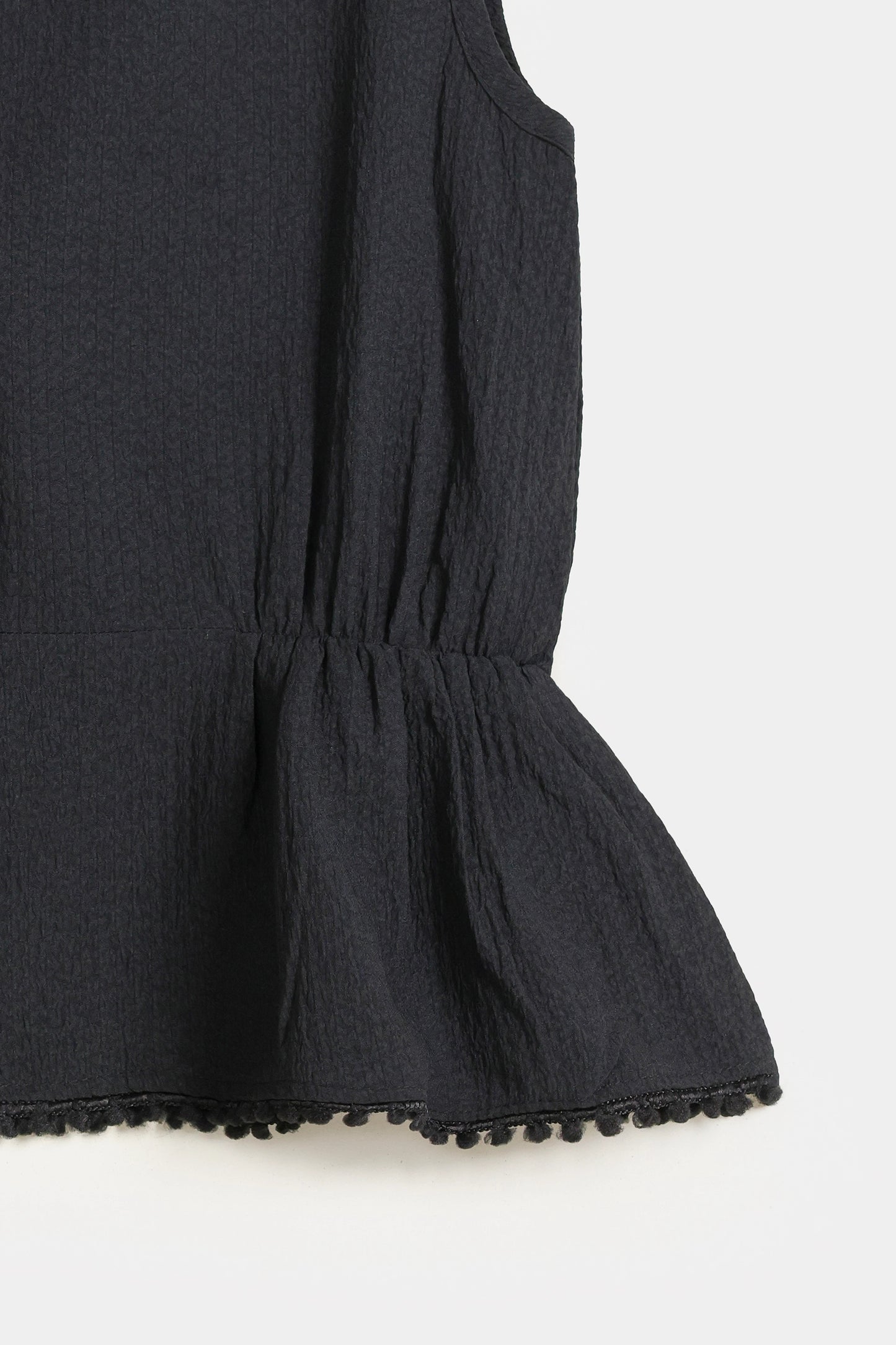Sleeveless Textured Top - Cougar Clothing