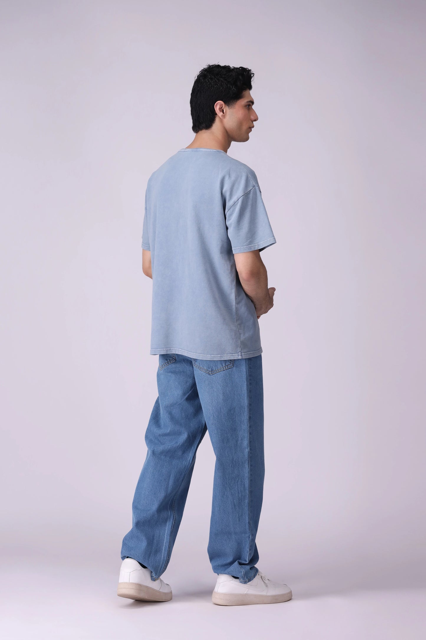 Garment-Dyed Oversized T-Shirt - Cougar Clothing