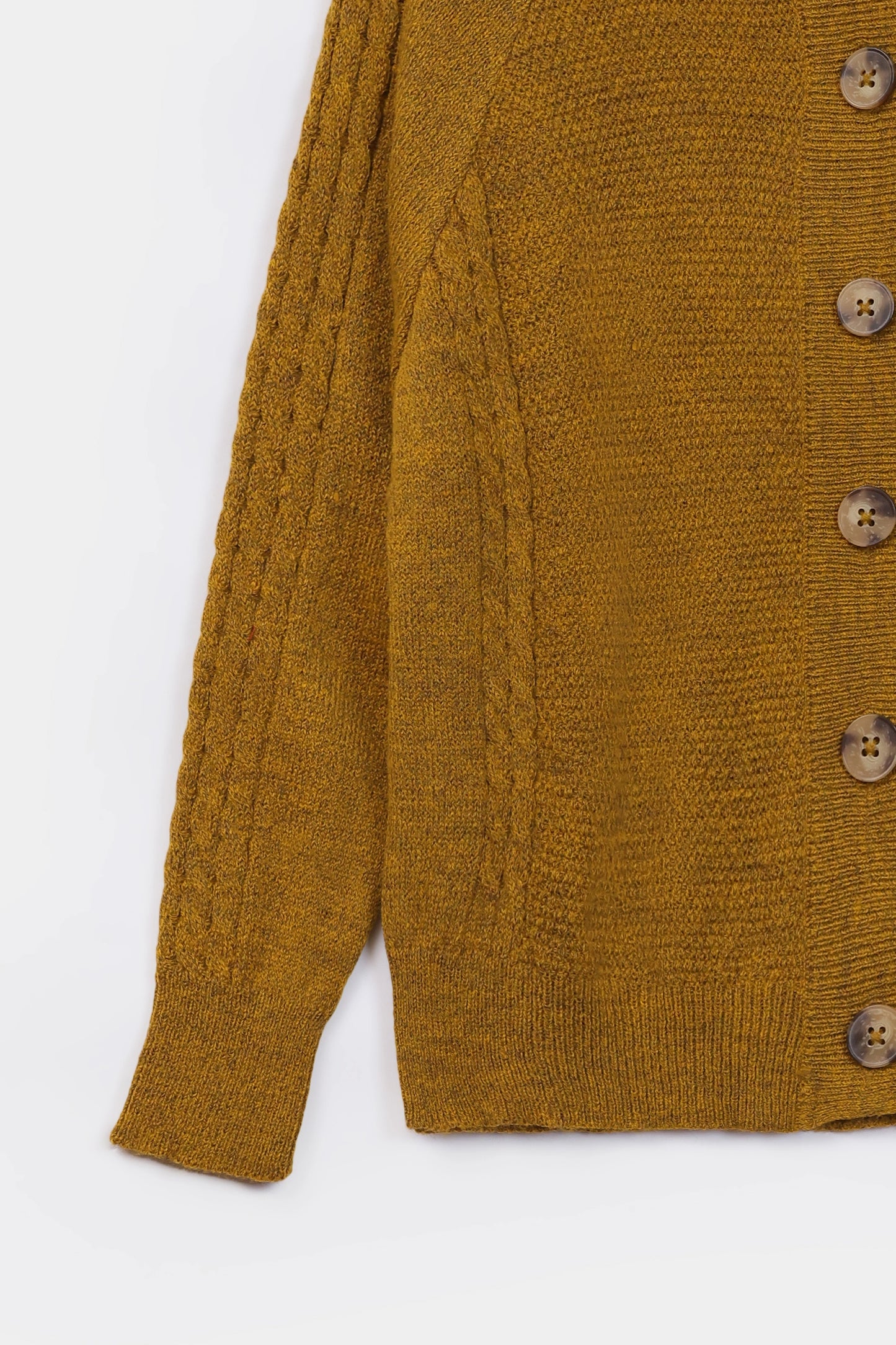 Cable Knit Raglan Cardigan - Cougar Clothing