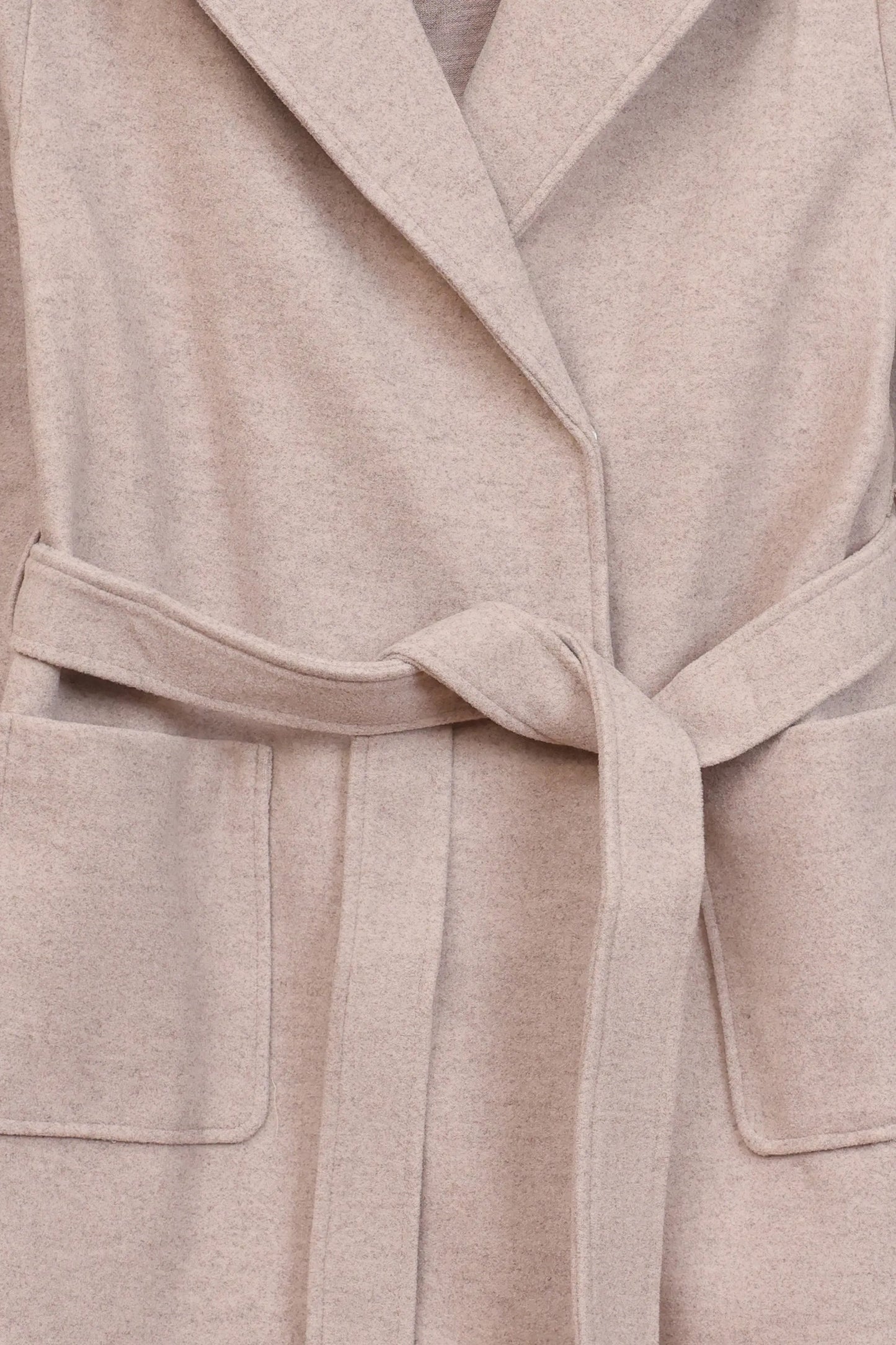 Hooded Belted Coat - Cougar Clothing