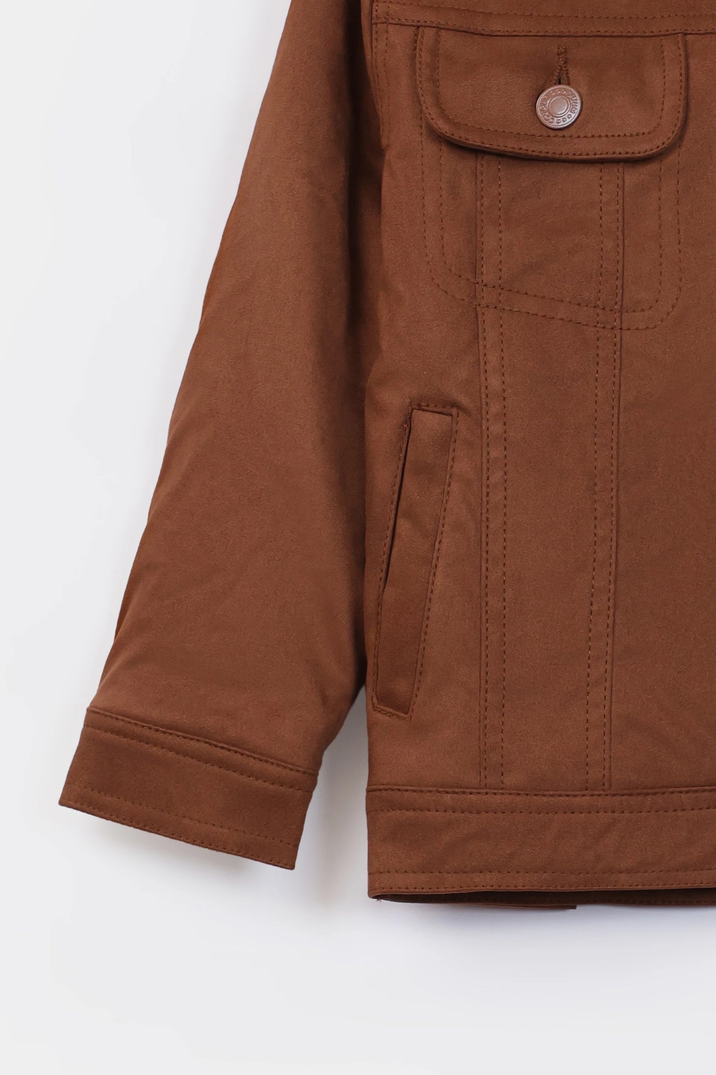 Faux Suede Jacket - Cougar Clothing