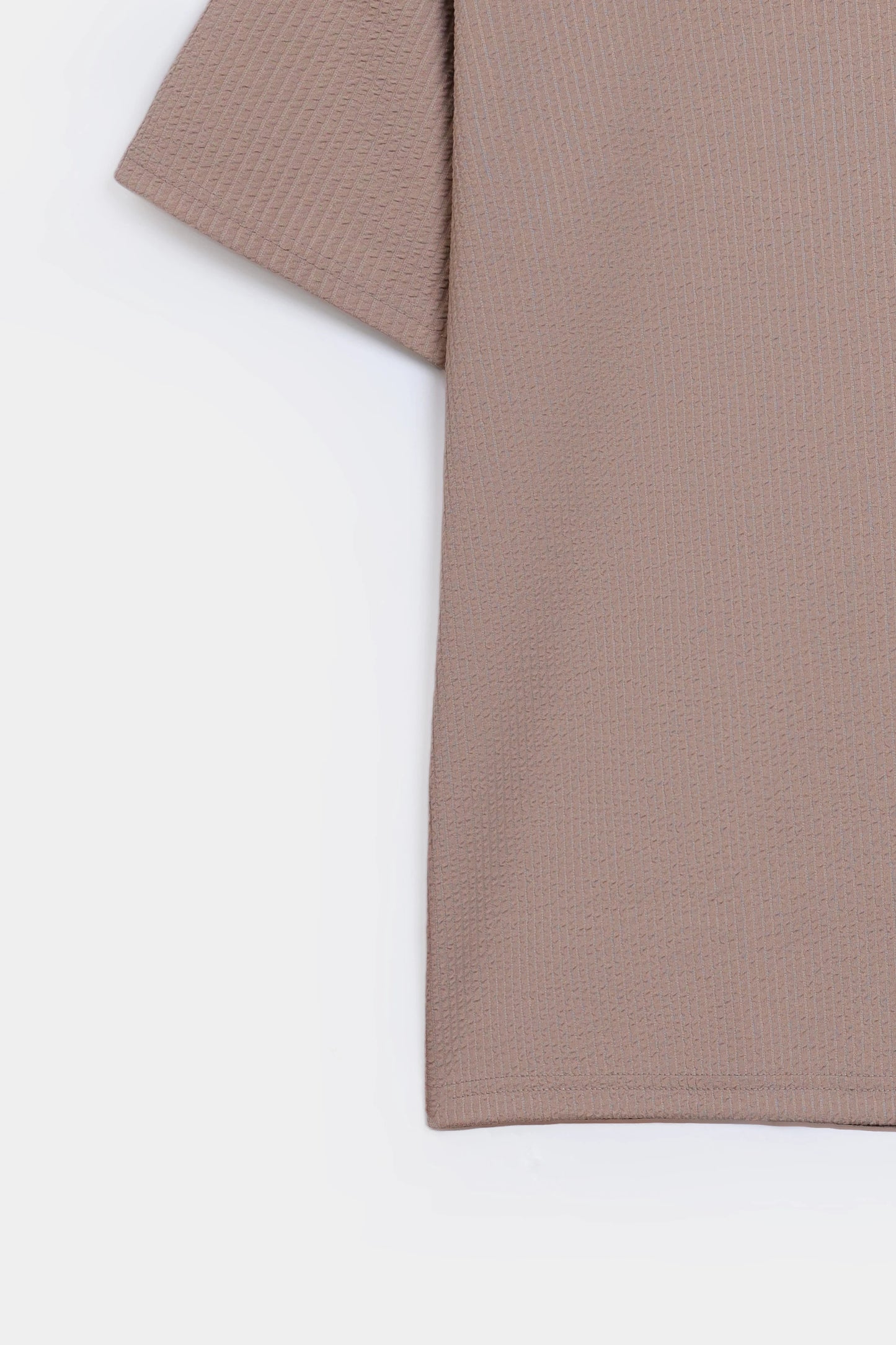 Oversized Seersucker T-Shirt - Cougar Clothing