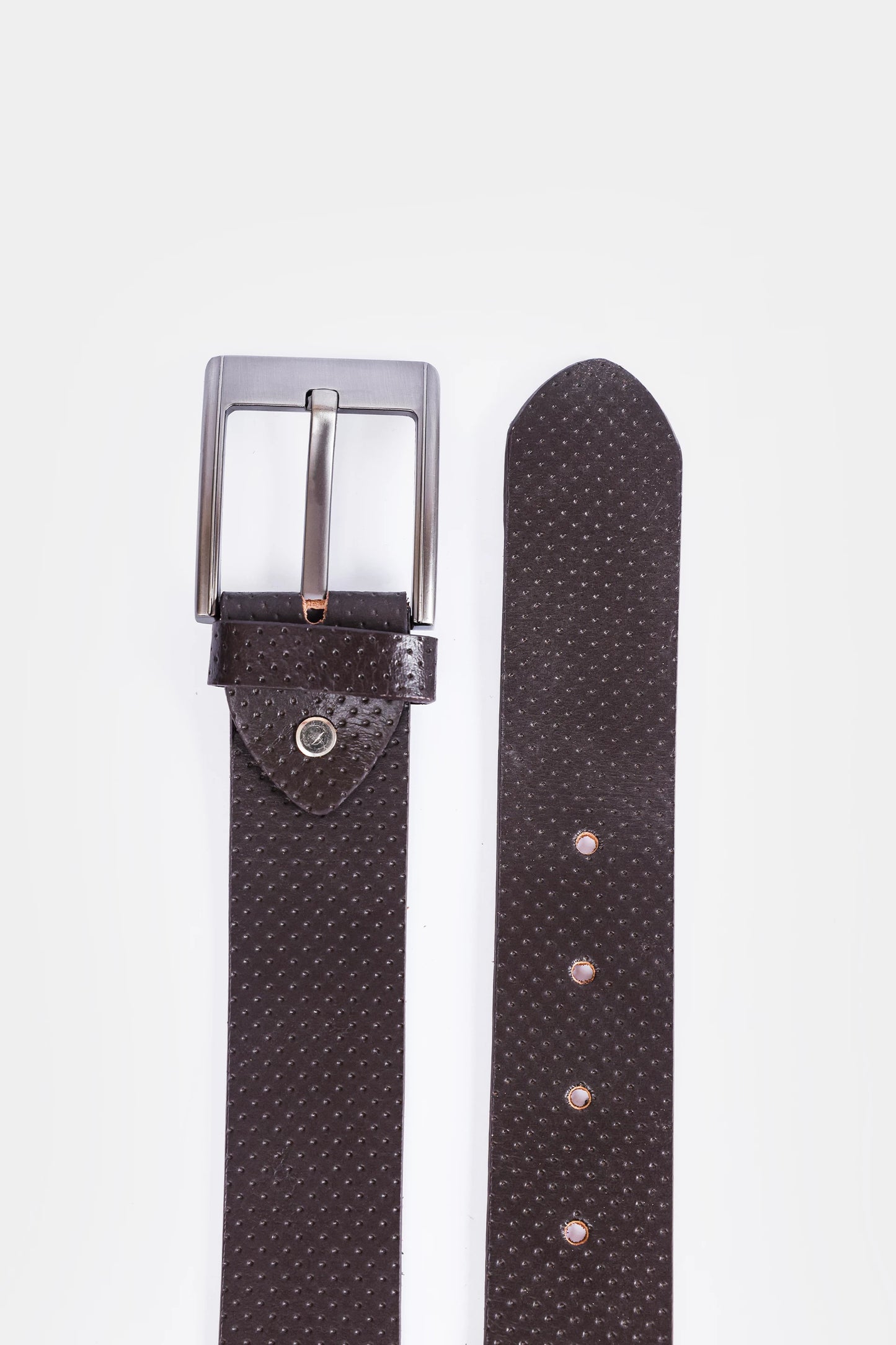 Textured Leather Belt - Cougar Clothing