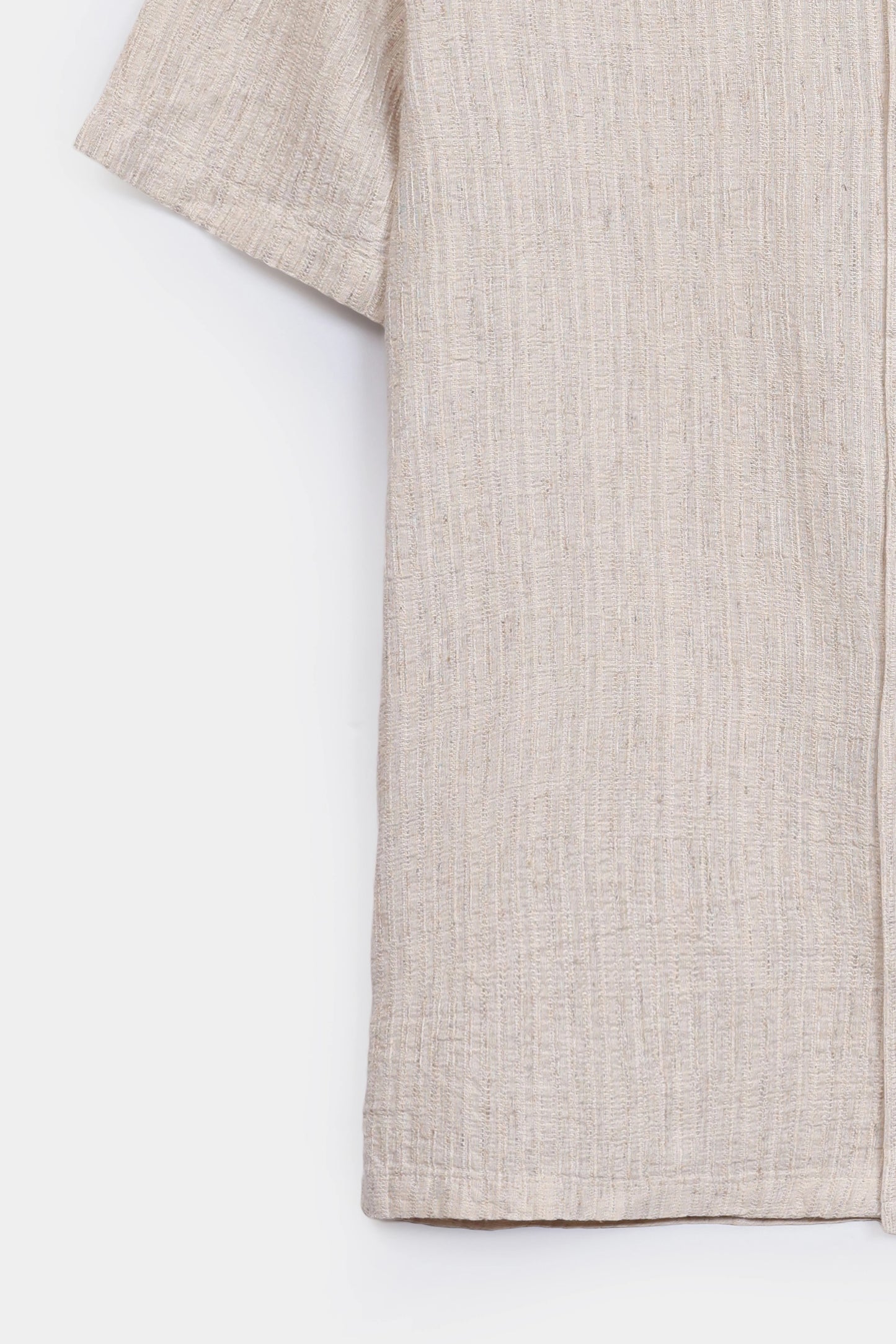 Textured Linen-Blend Shirt - Cougar Clothing