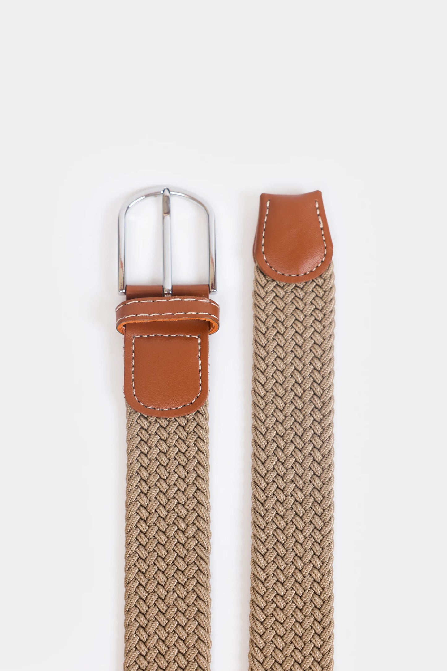 Stretchable Braided Canvas Belt - Cougar Clothing