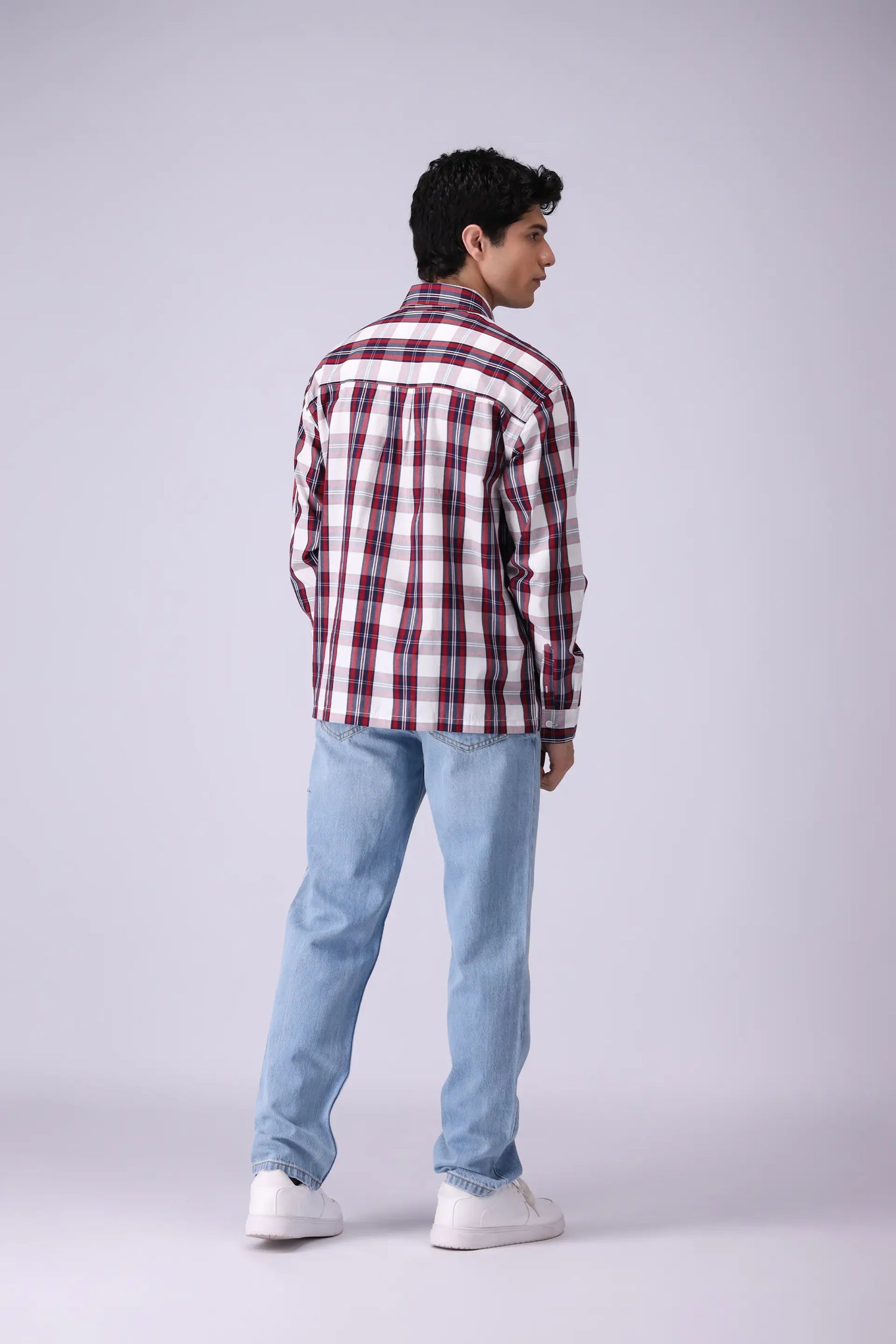 Baggy Fit Checkered Shirt - Cougar Clothing
