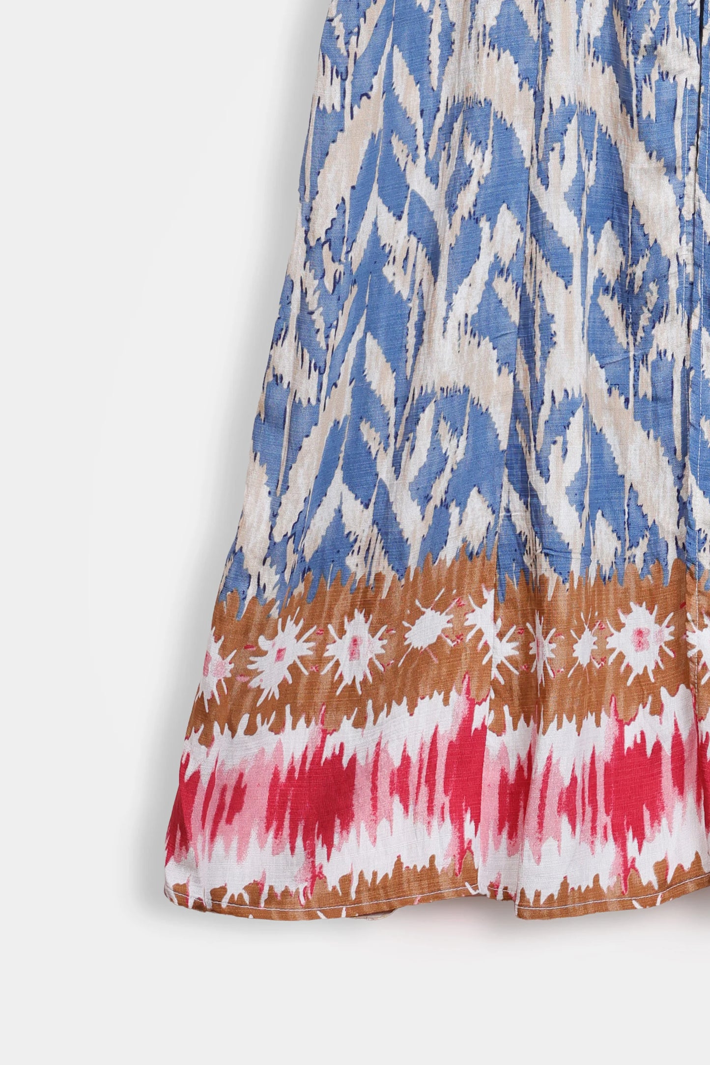 Printed Long Dress - Cougar Clothing