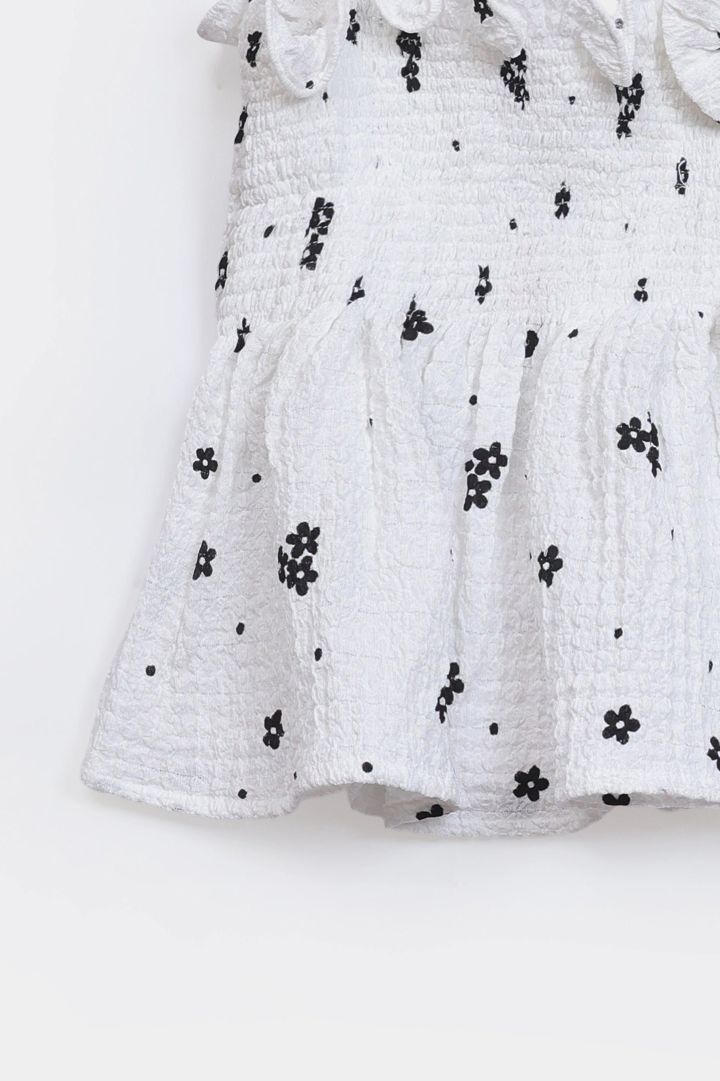 Printed Crush Cotton Top - Cougar Clothing