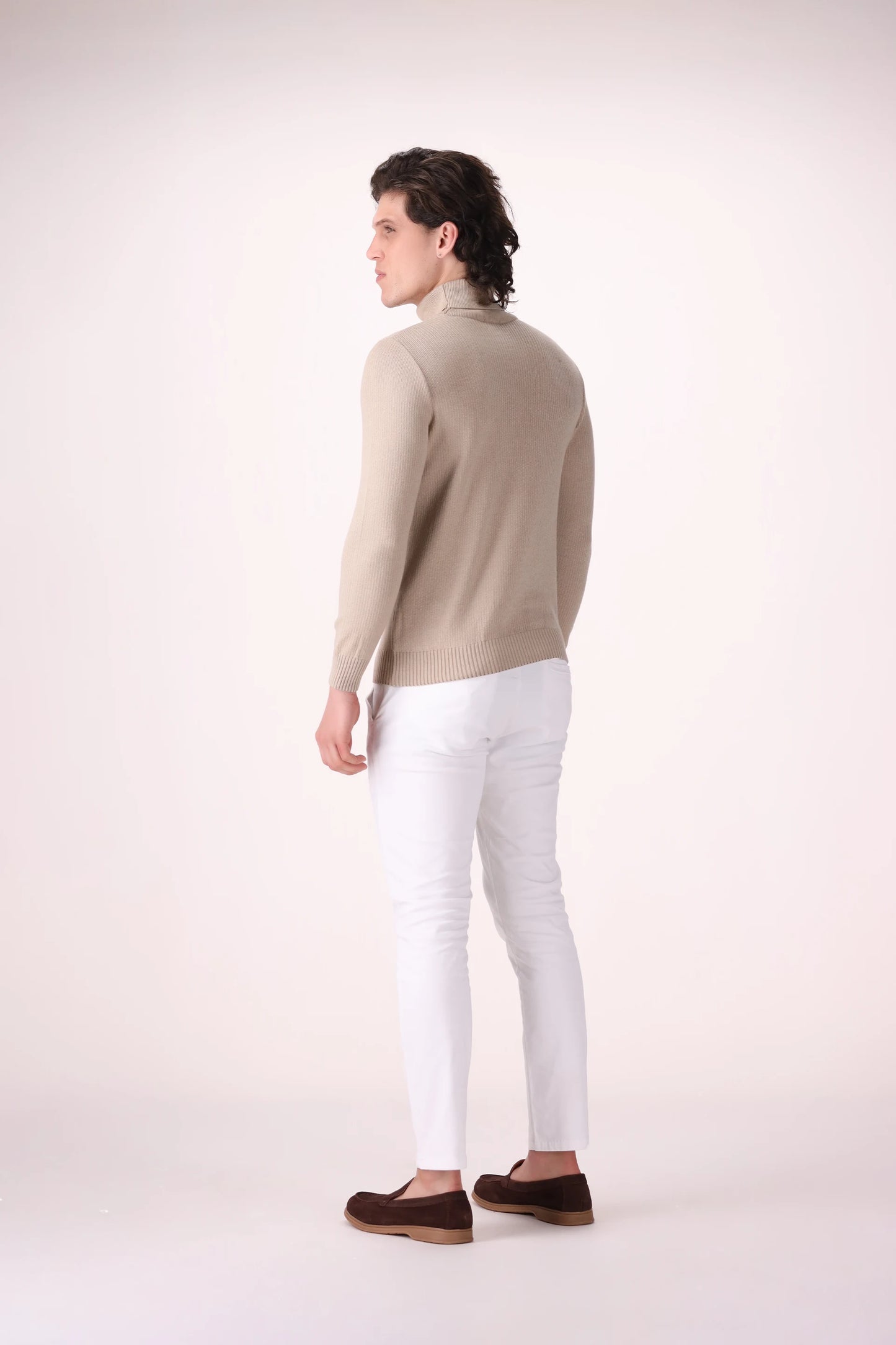 Extra Fine Roll Neck Sweater - Cougar Clothing