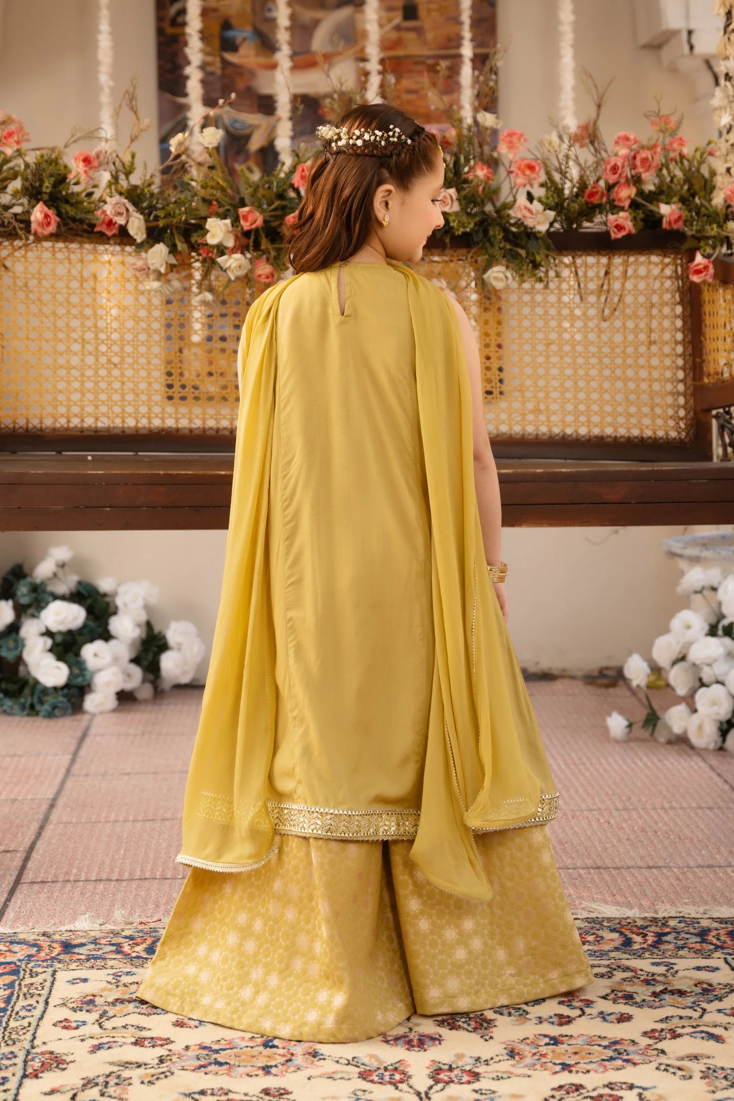 Embroidered Sharara Set - Cougar Clothing