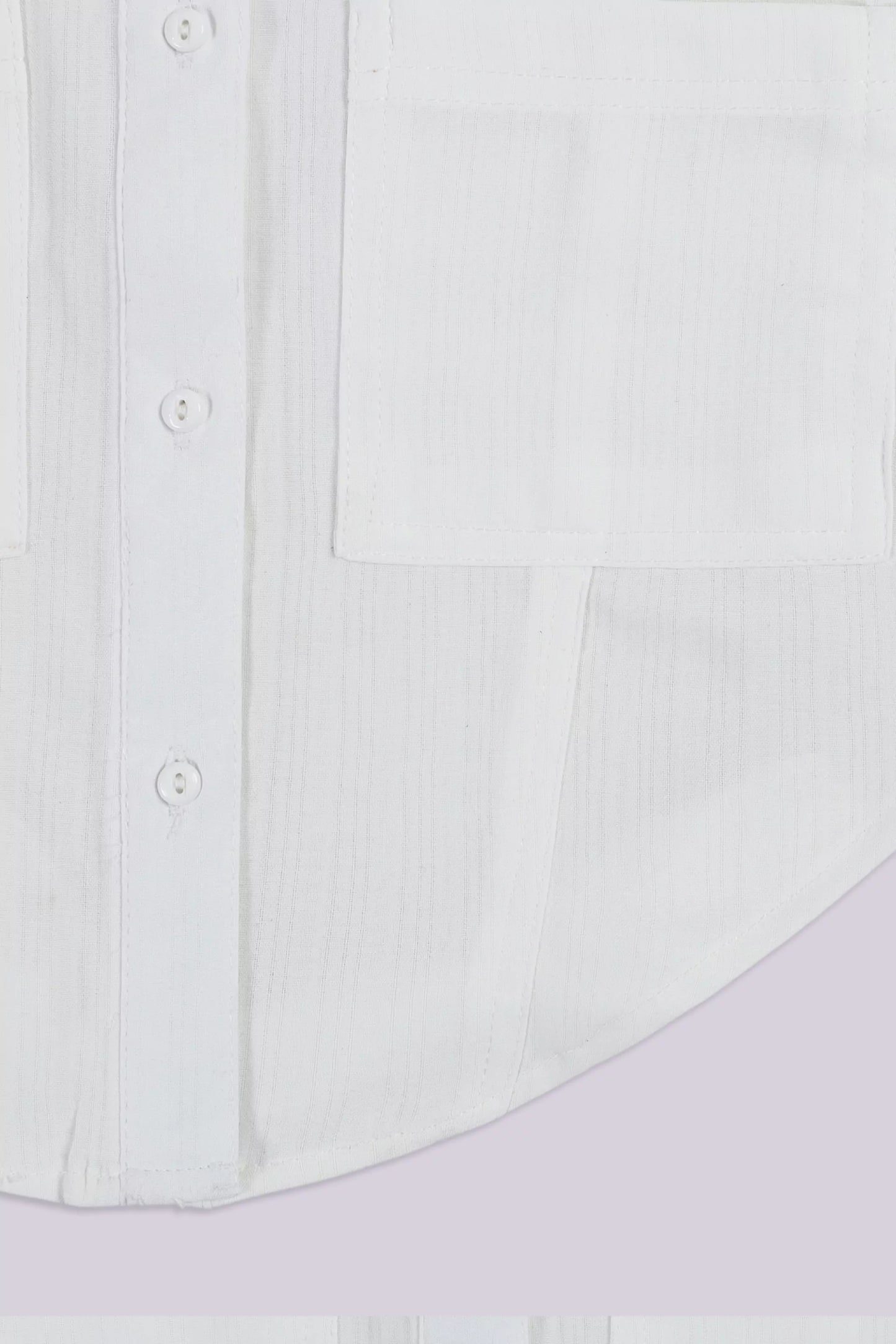 High Low Shirt With Patch Pockets - Cougar Clothing