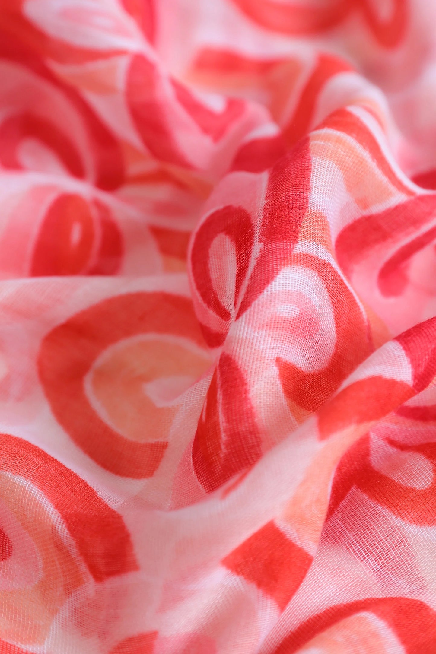 Floral Circular Print Scarf - Cougar Clothing