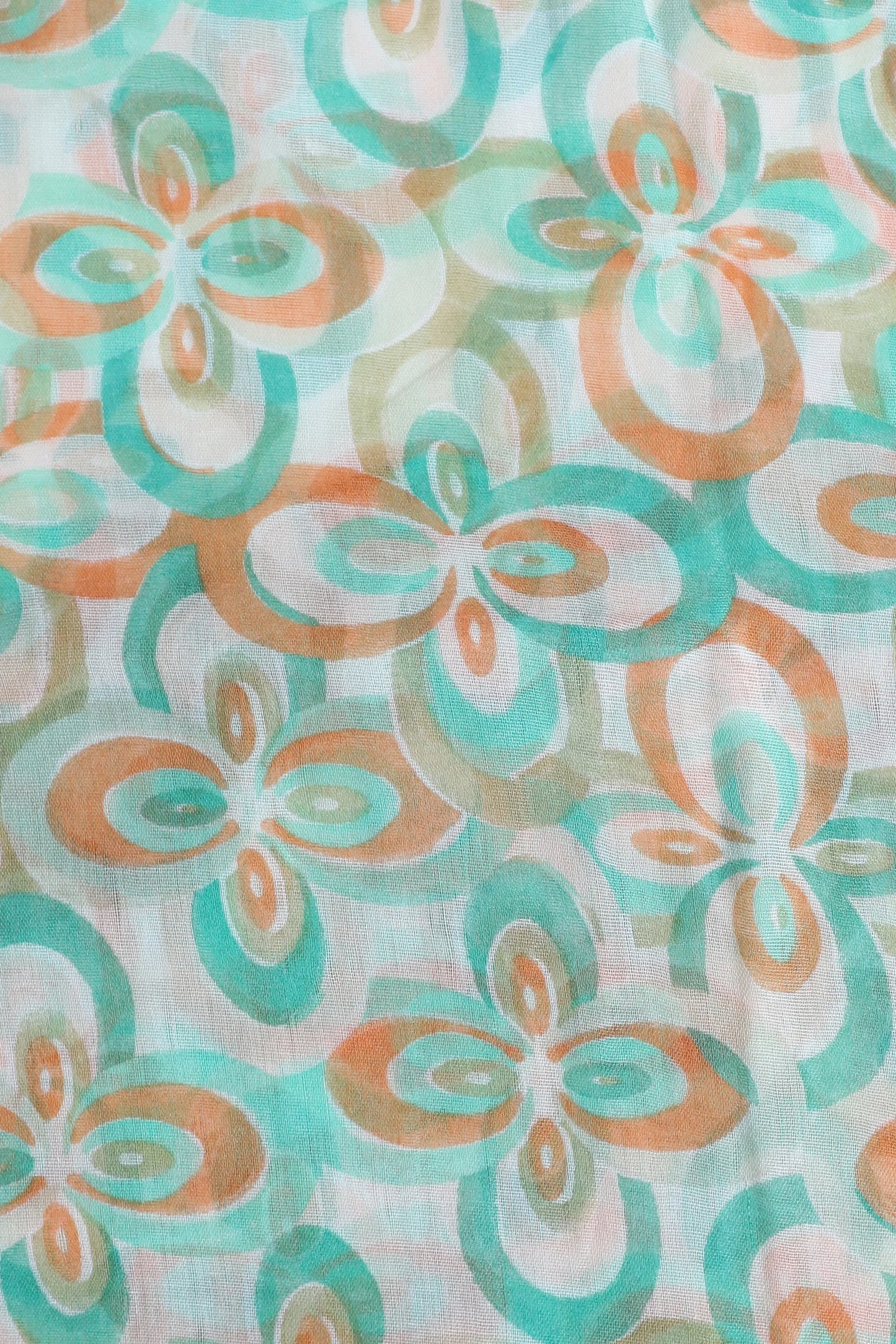 Contrast Printed Scarf - Cougar Clothing