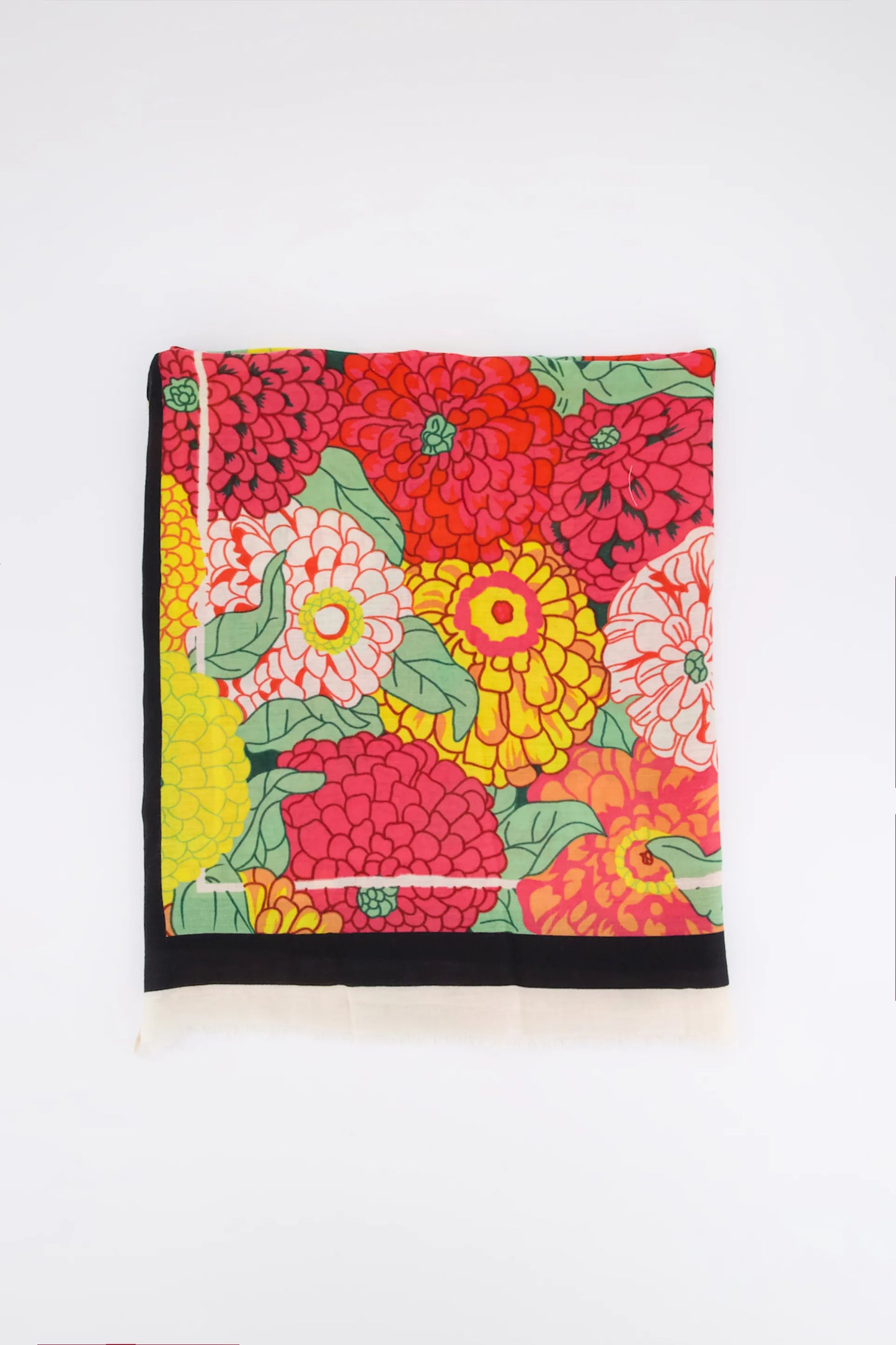 Frayed Edge Printed Scarf - Cougar Clothing