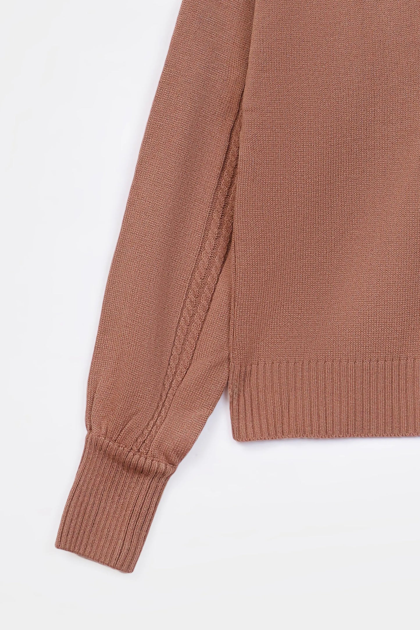 V-Neck Knit Sweater - Cougar Clothing