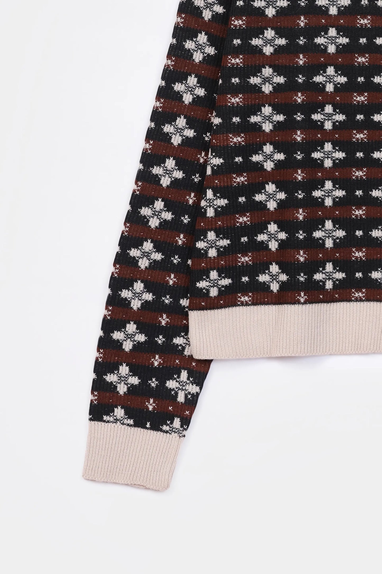 Jacquard Knit Cardigan - Cougar Clothing