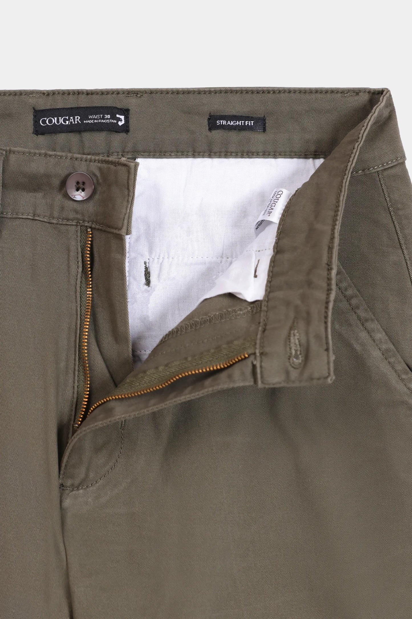 Straight Fit Chino Pants - Cougar Clothing