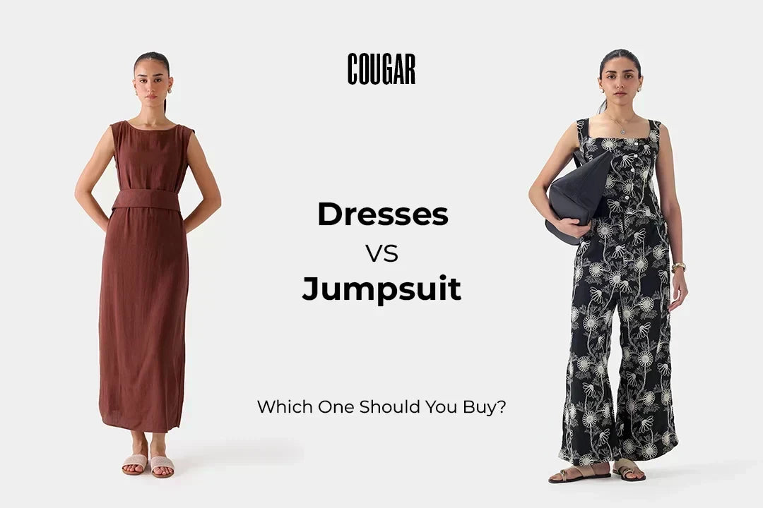 Women Dresses vs Women Jumpsuits - Cougar