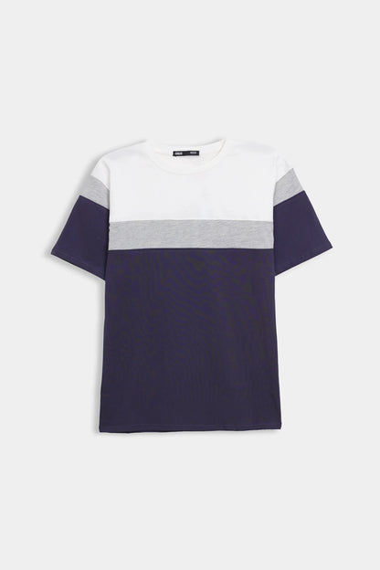 Contrast Panelled T-Shirt - Cougar Clothing