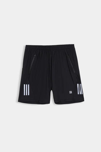 Activewear Shorts With Mesh Panel - Cougar Clothing