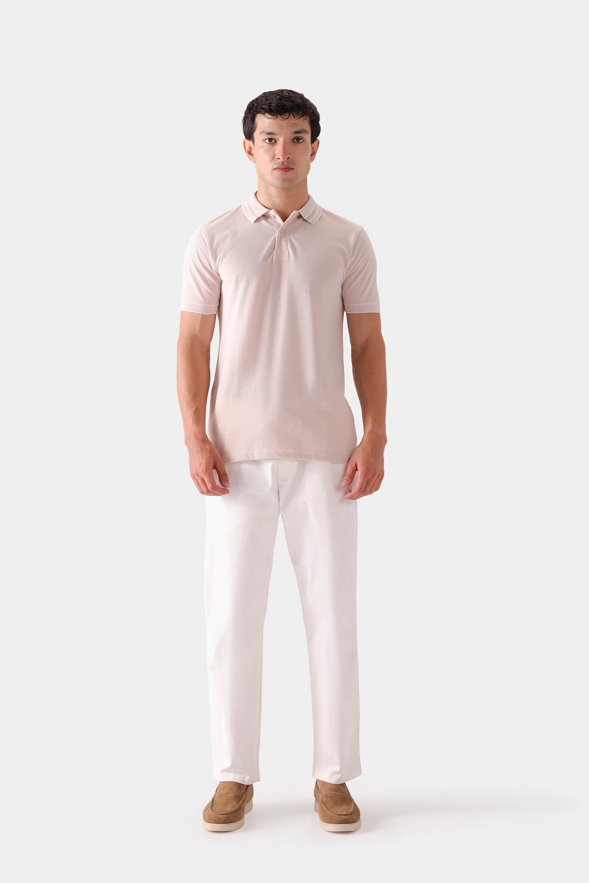 Pique Jacquard Polo - Cougar Clothing
