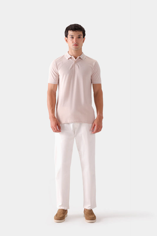 Pique Jacquard Polo - Cougar Clothing