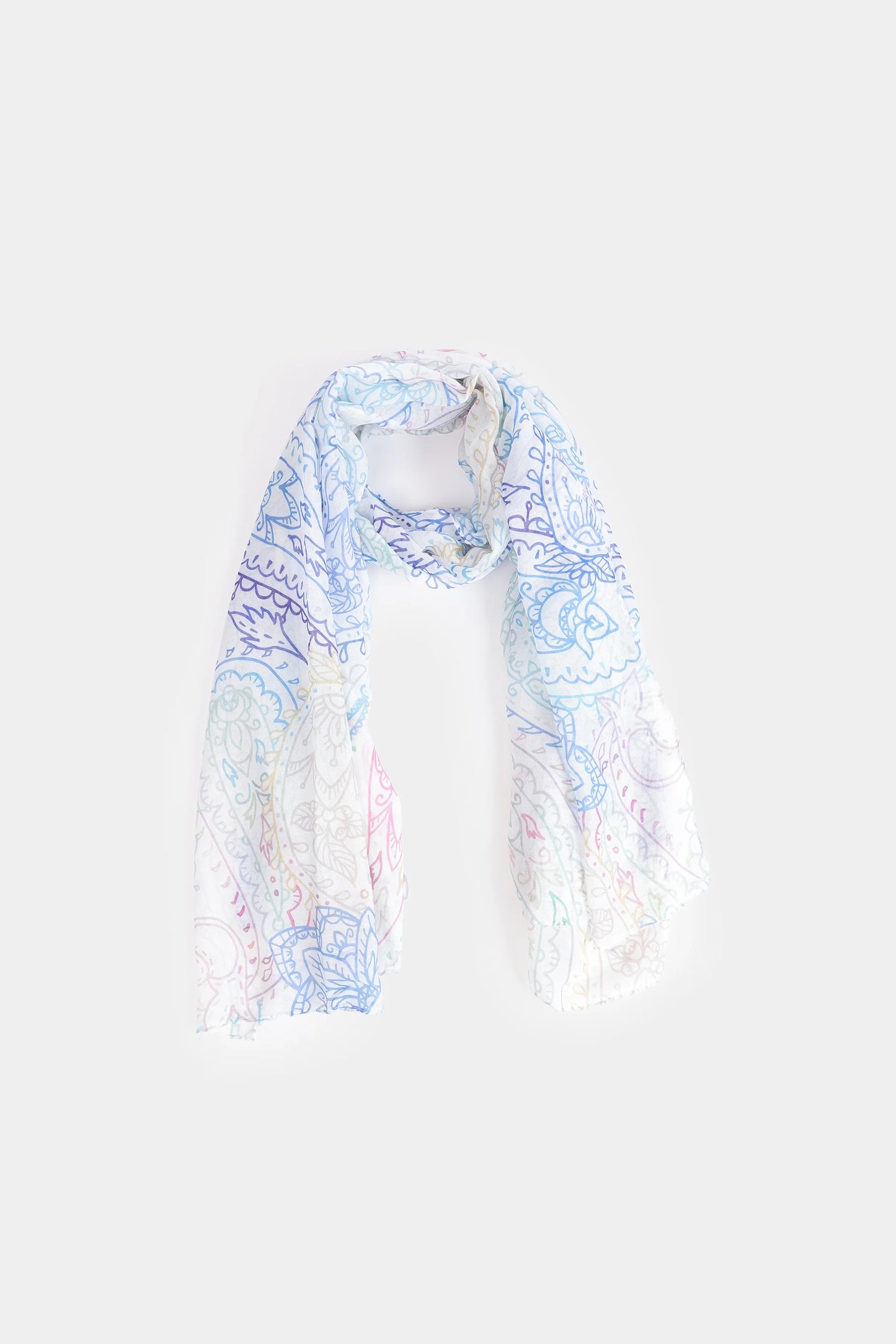 Pastel Print Scarf - Cougar Clothing