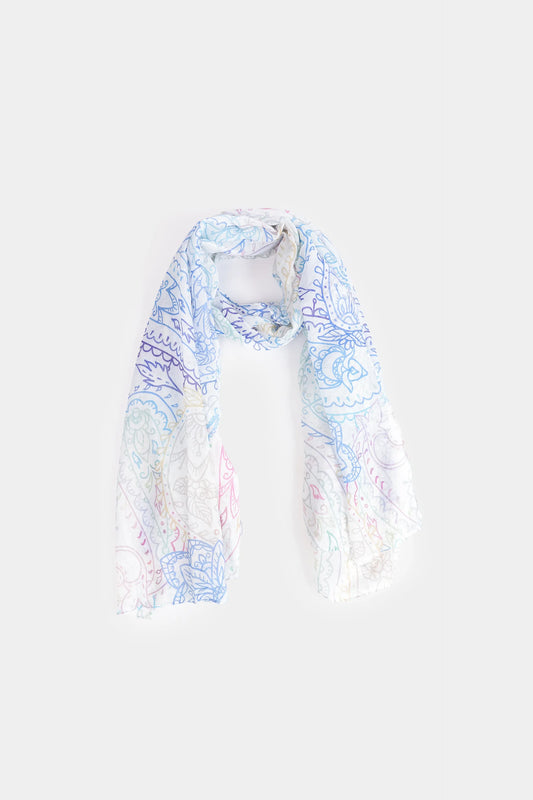 Pastel Print Scarf - Cougar Clothing